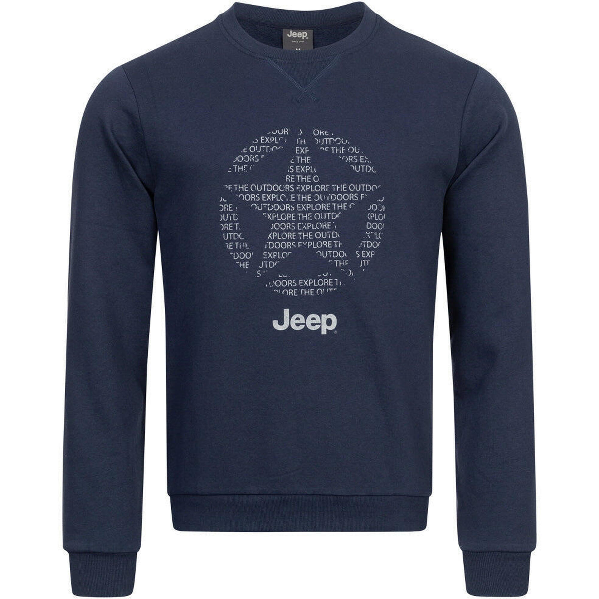 Bawełniana bluza Jeep® dla mężczyzn z gwiazdowym wzorem