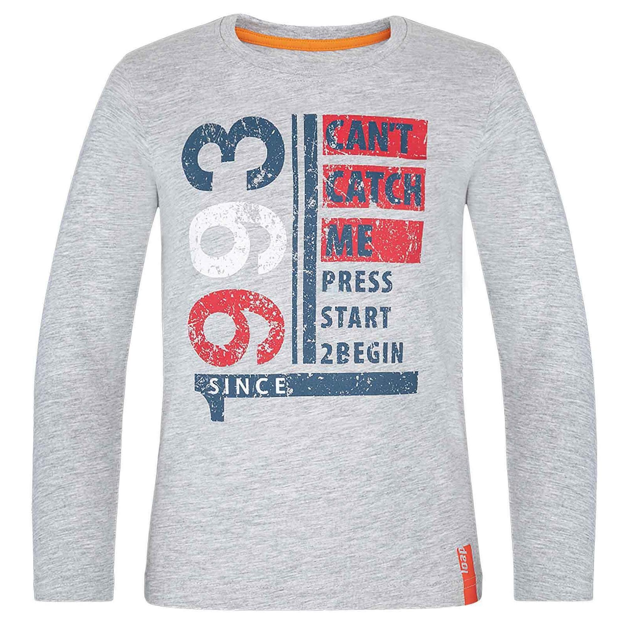 Glemo koszulka dziecięca z długim rękawem 116 – 100% bawełna, nadruk