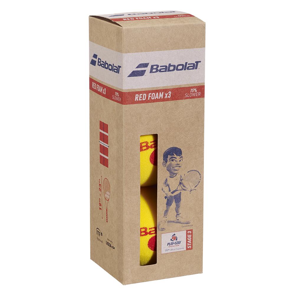Piłki tenisowe dla dzieci Babolat Red Foam 3 szt