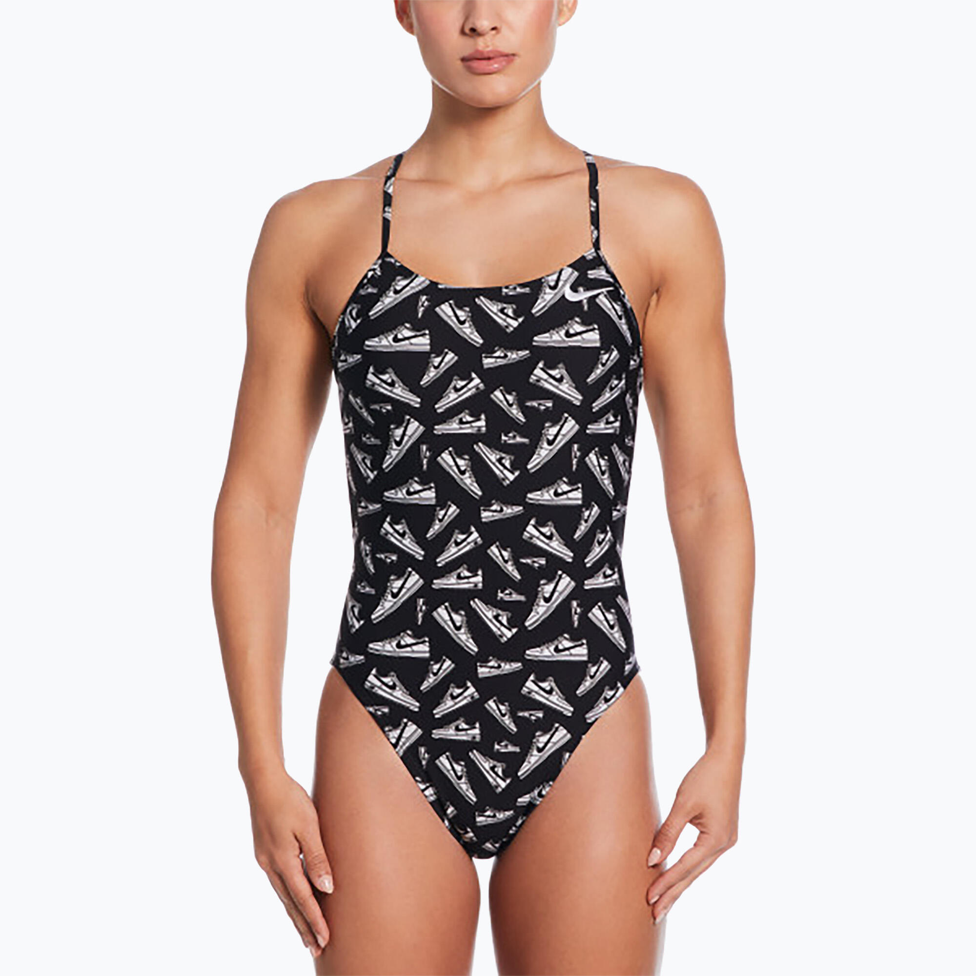 Strój pływacki jednoczęściowy damski Nike Hydrastrong Cutout