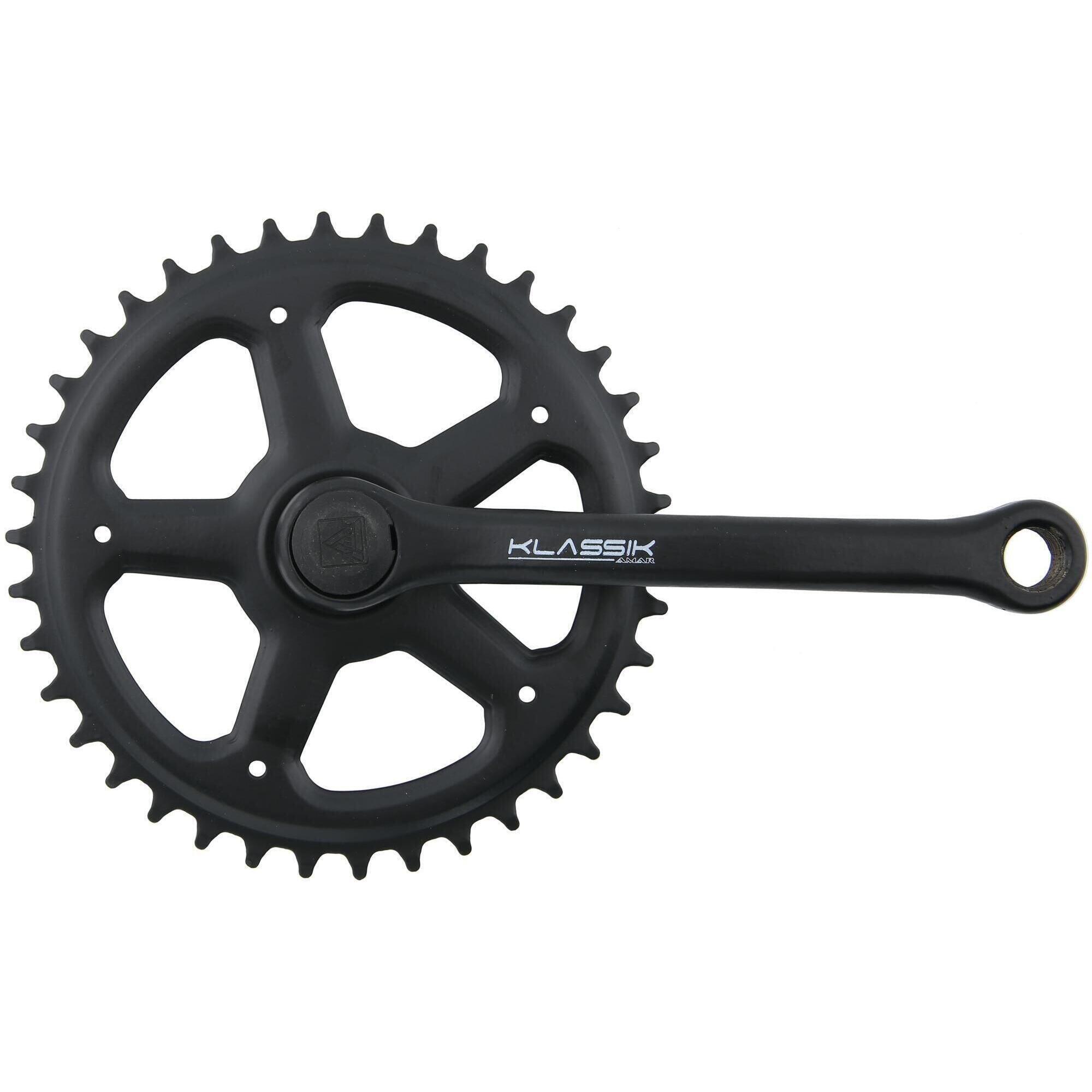 Pieper 4-krawędziowy zestaw korbowy 38t 150mm stalowy