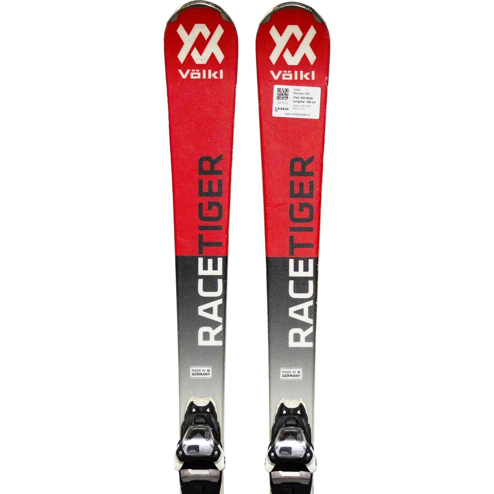 Second Life- Narty VOLKL Racetiger SRC, 158 cm- Stan bardzo dobry