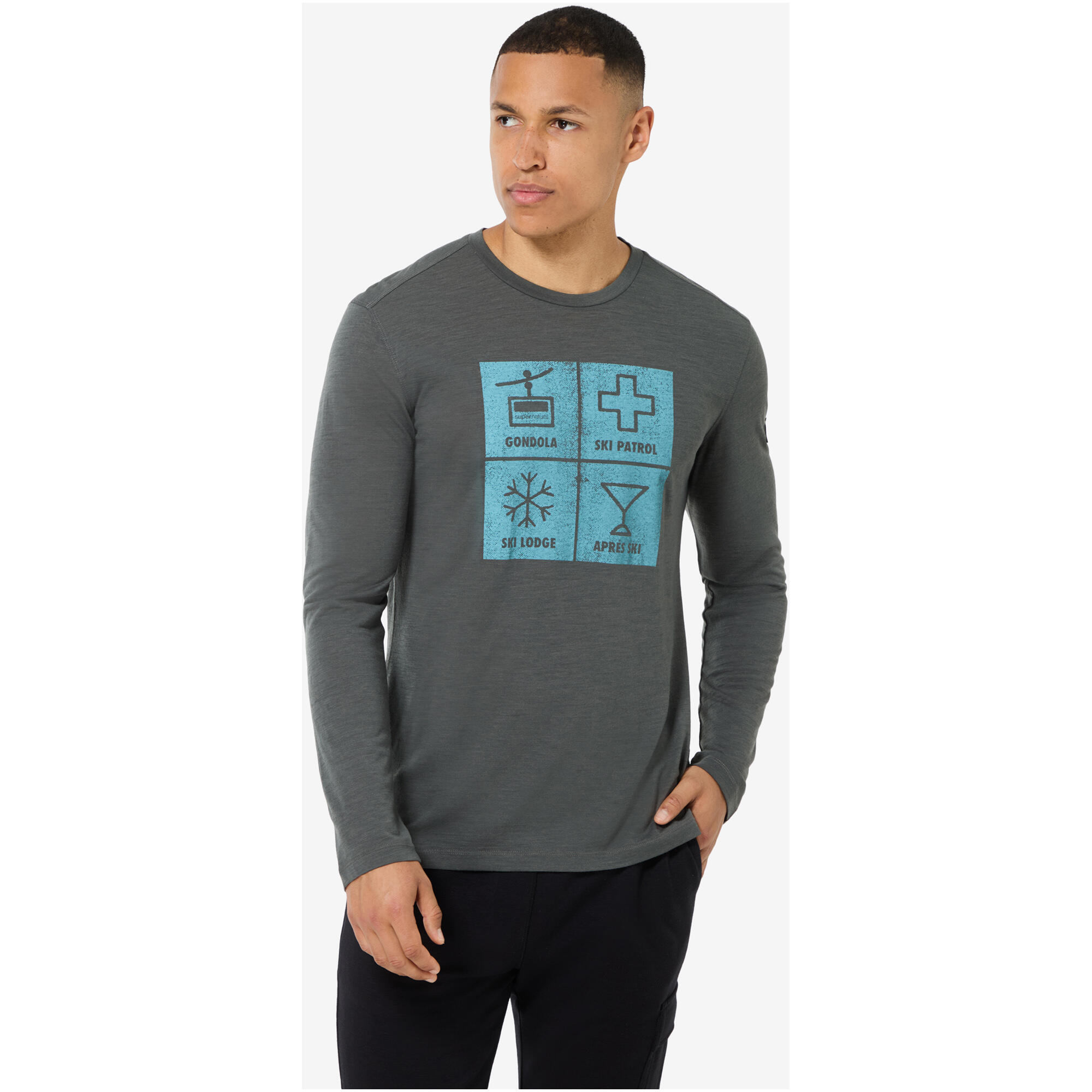 Longsleeve SUPER.NATURAL M SWISS LODGE LS