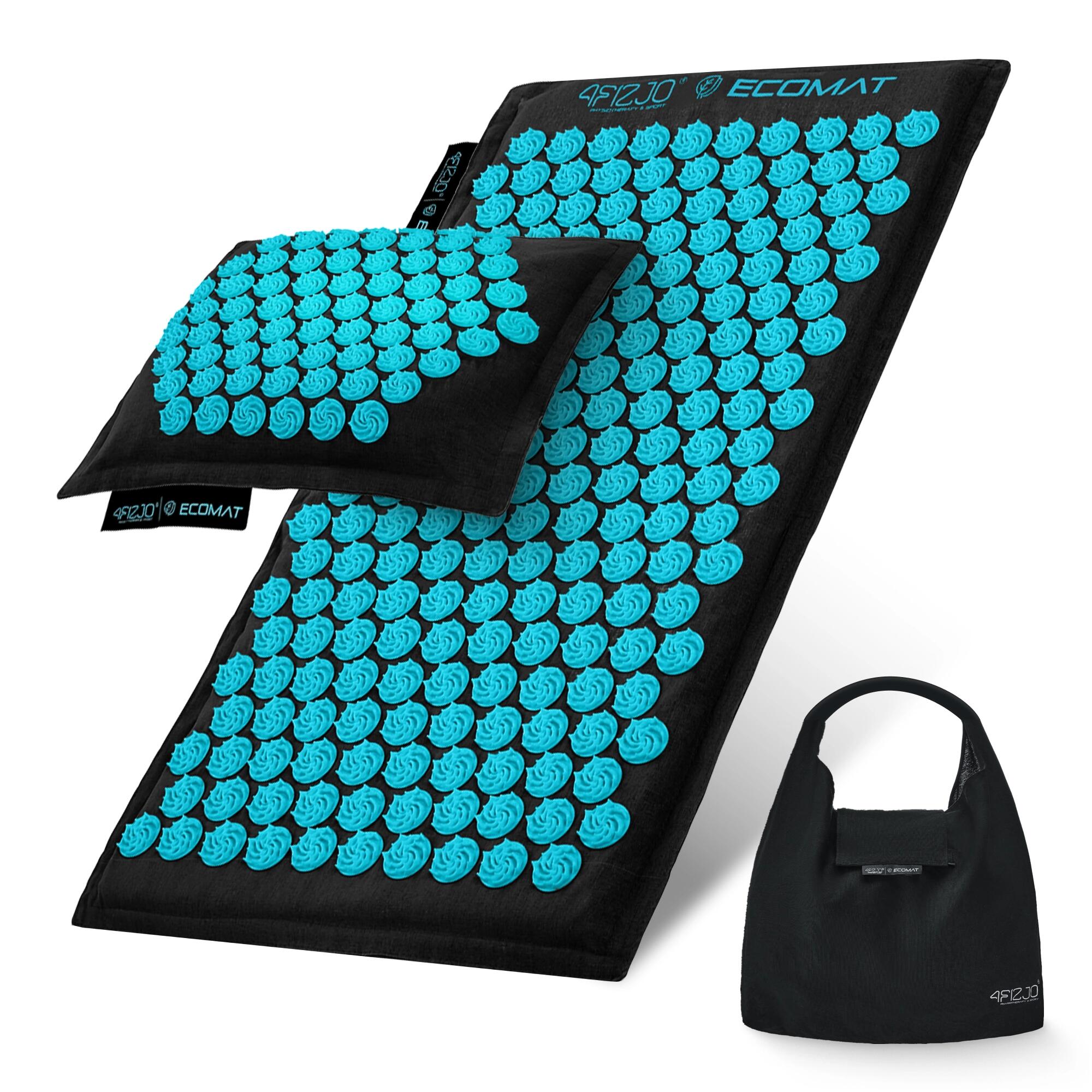 Mata do akupresury prozdrowotna 4FIZJO ECO z poduszką