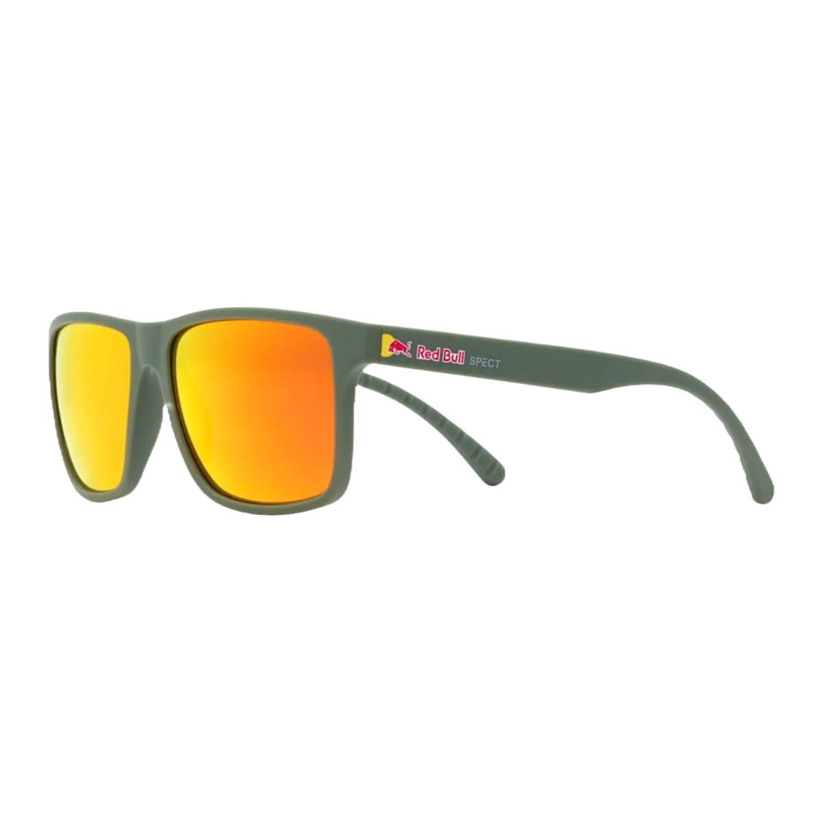Okulary przeciwsłoneczne Red Bull Spect Edge - olive green/brown/red