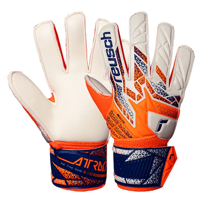 Rękawice bramkarskie dziecięce Reusch Attrakt Solid Junior