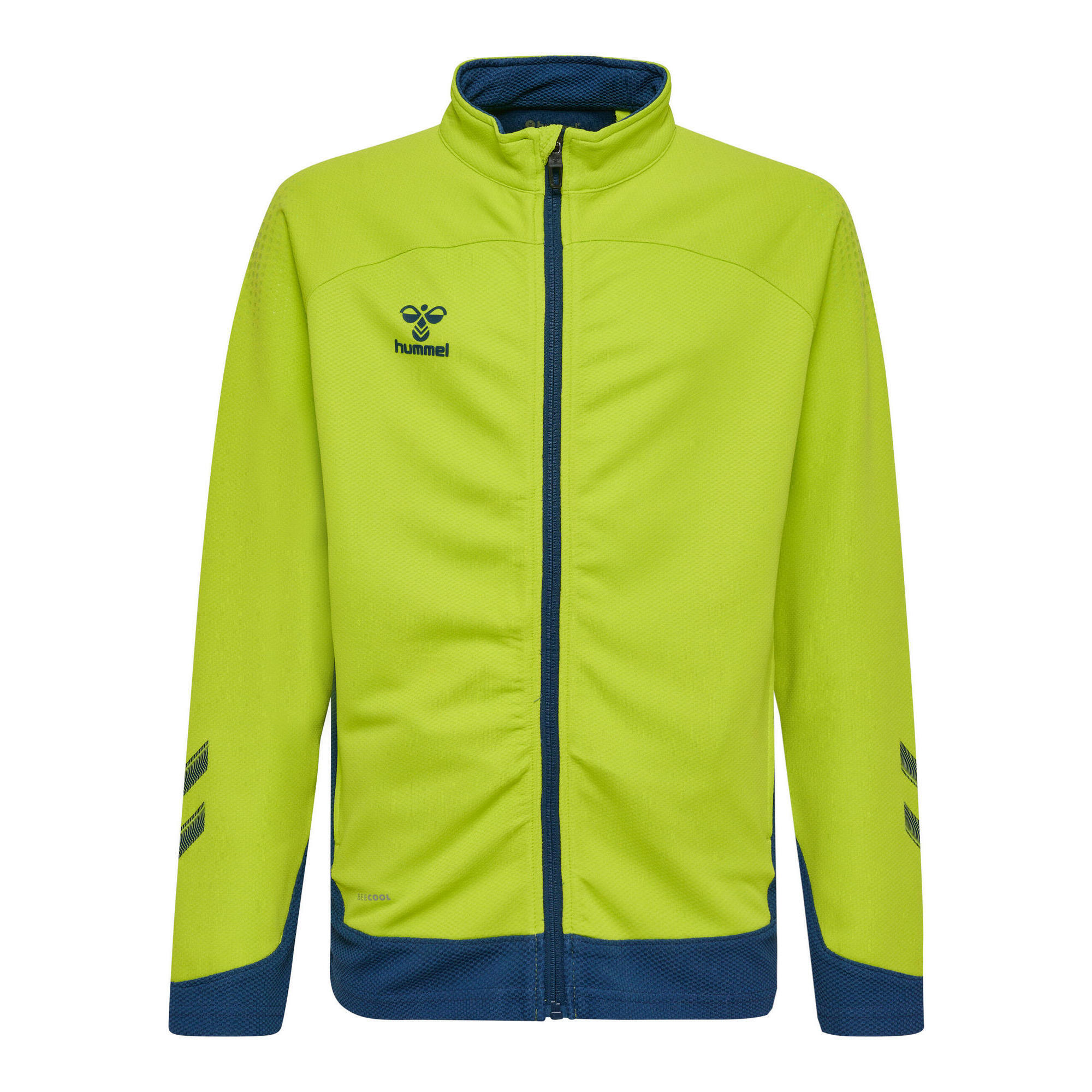Kurtka do piłki nożnej dla dzieci Hummel hml LEAD poly zapinana na zamek