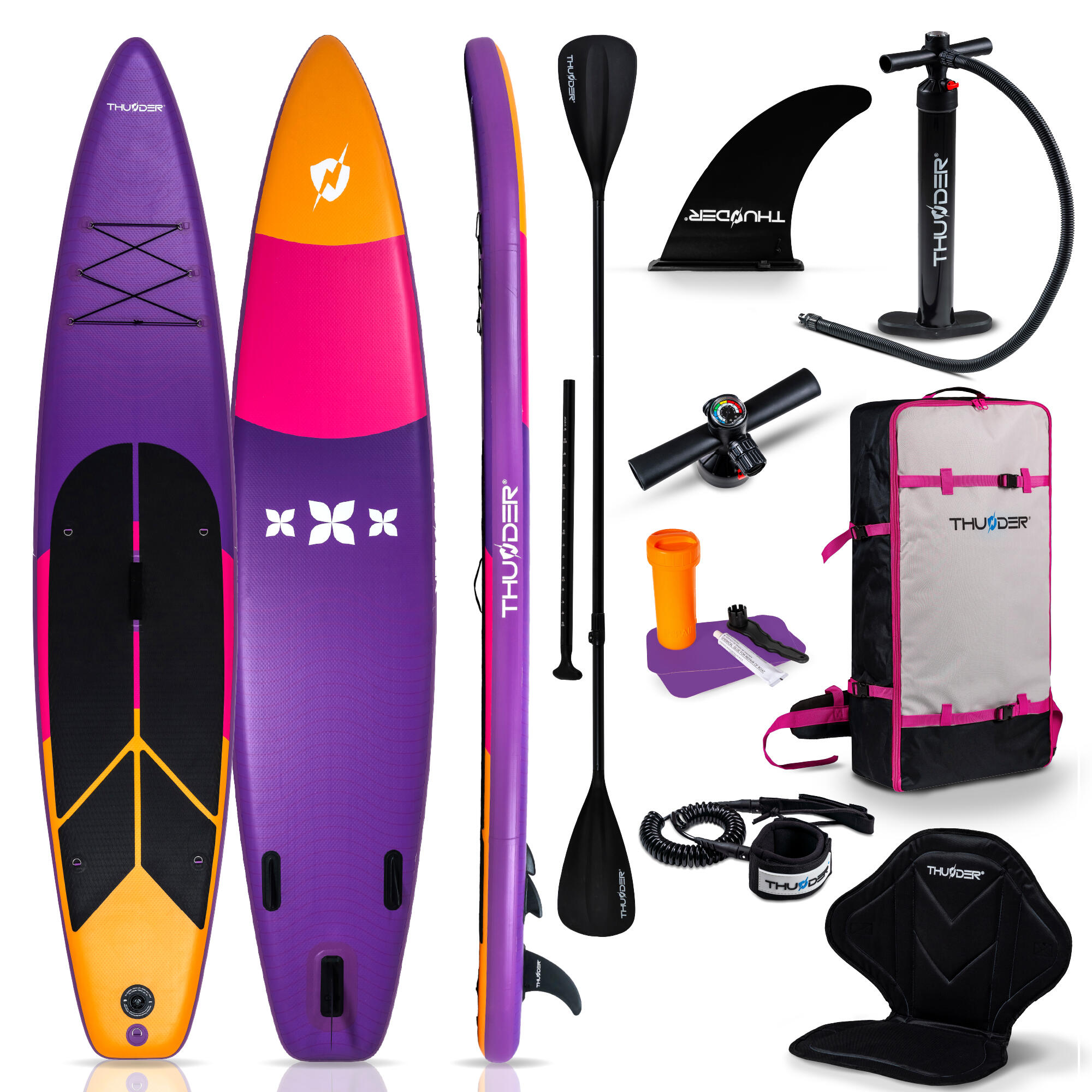 Deska SUP pompowana akcesoria THUNDER SHARPE 365cm