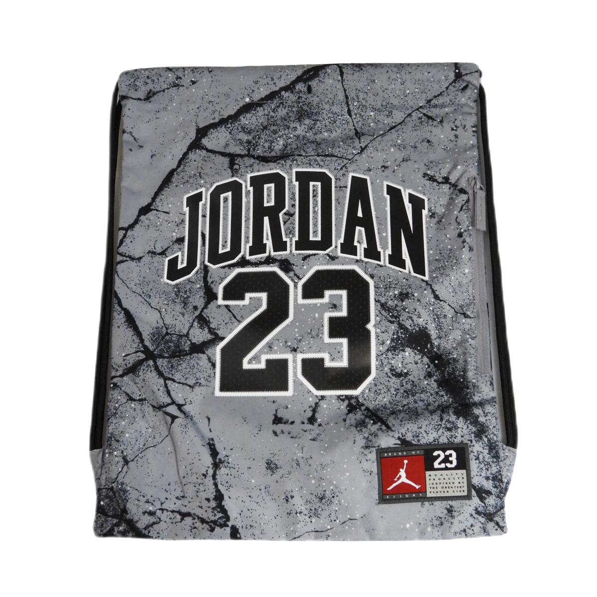 Worek szkolny gimnastyczny Air Jordan Jersey Gym Sack Cement Grey 9A0757-G0W
