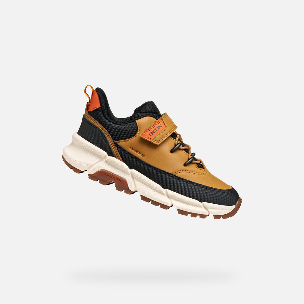 Buty GEOX J FLEXYPER PLUS BOY Brązowy