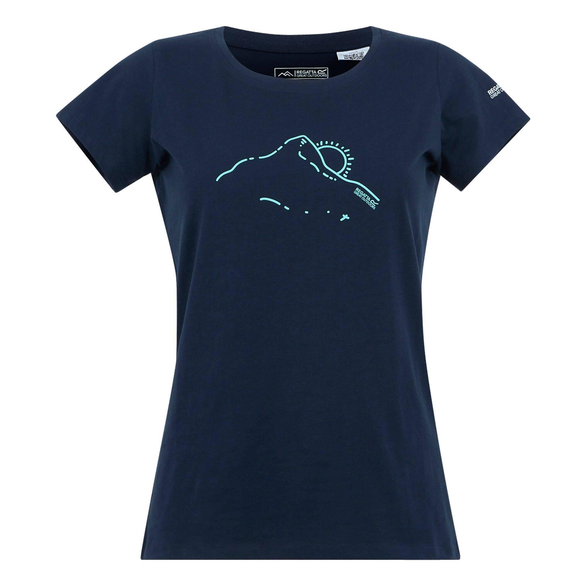 T-shirt Damski Z Górą Breezed V