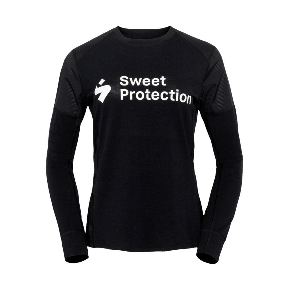Damska koszulka z długim rękawem z wełny merino Sweet Protection Hunter