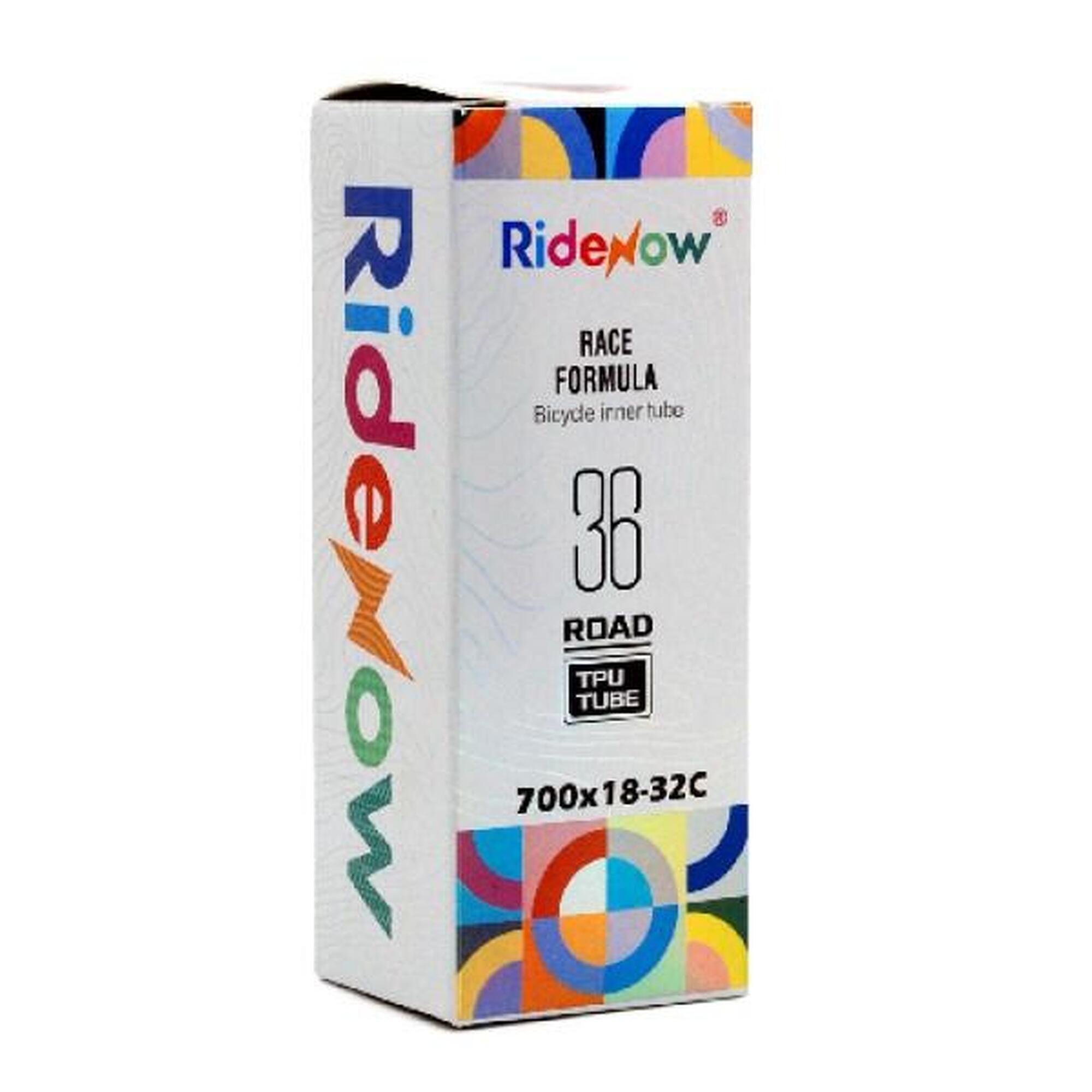 Dętka TPU RideNow Light 36g szosa 700/18-32C wentyl 85mm ALU