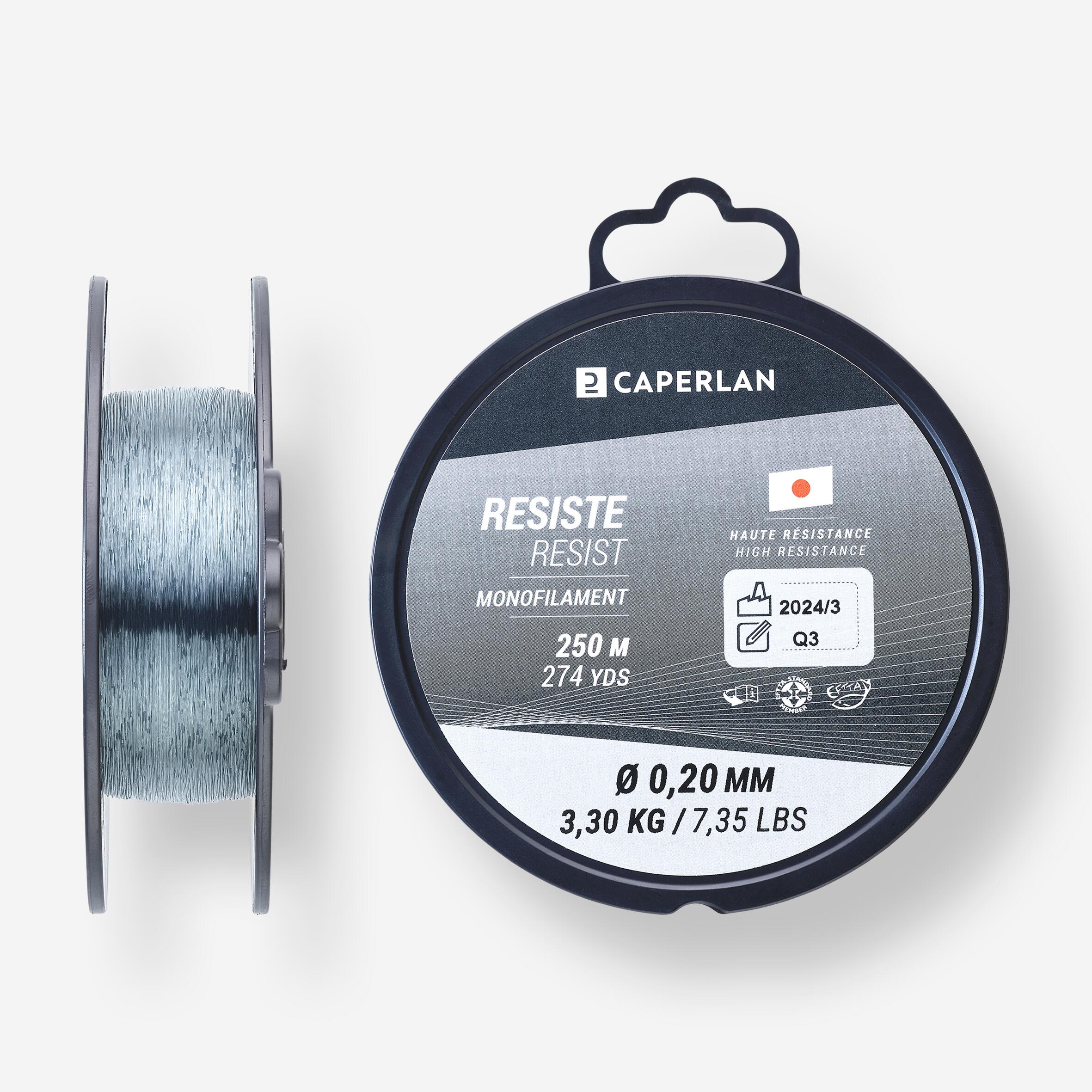 Żyłka wędkarska Caperlan Line Resist grey 250 m