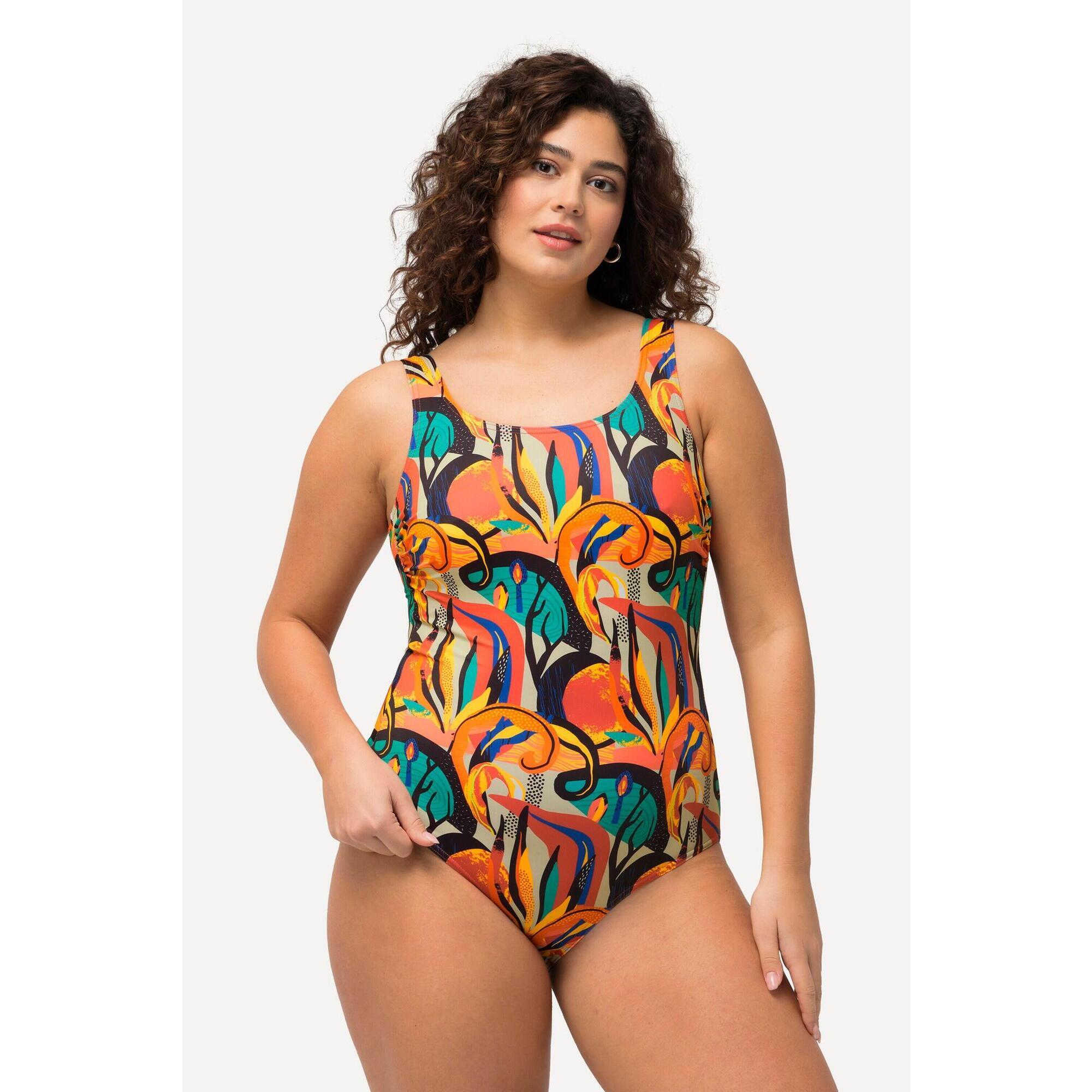 Damskie Strój kąpielowy dżungla bez miękkich miseczek okrągły dekolt