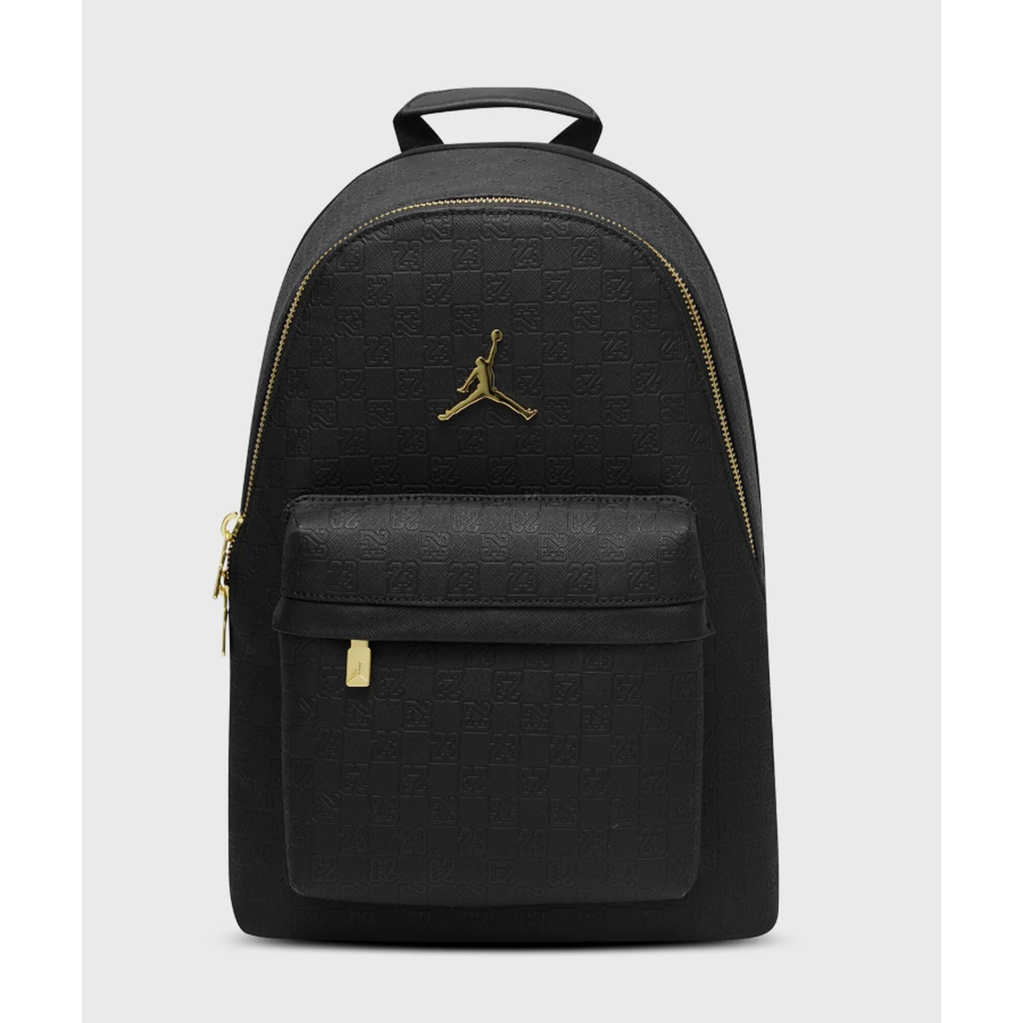 Plecak miejski Air Jordan Jam Monogram Backpack Black/Gold SM0986-K5X
