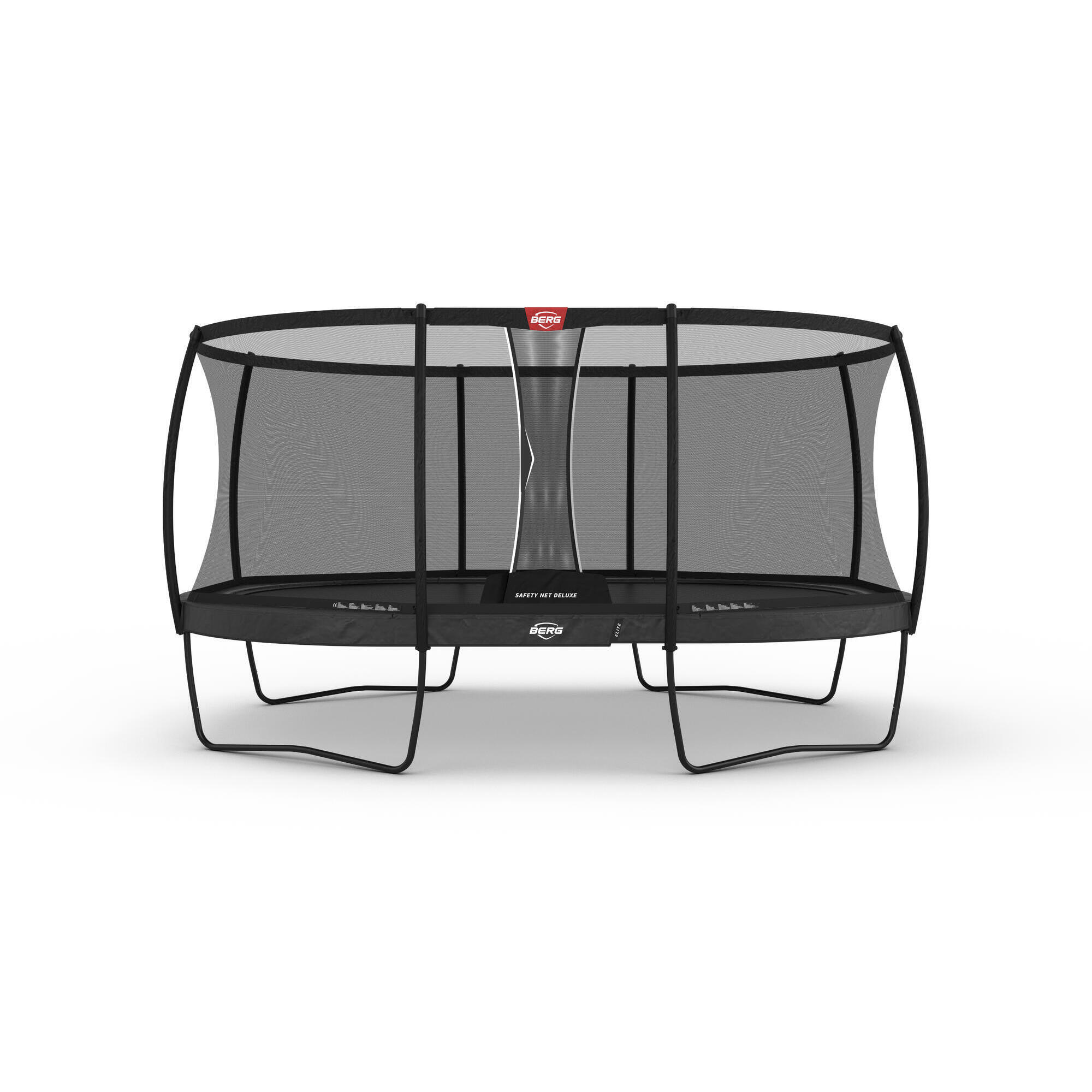 Trampolina owalna z siatką bezpieczeństwa BERG Elite