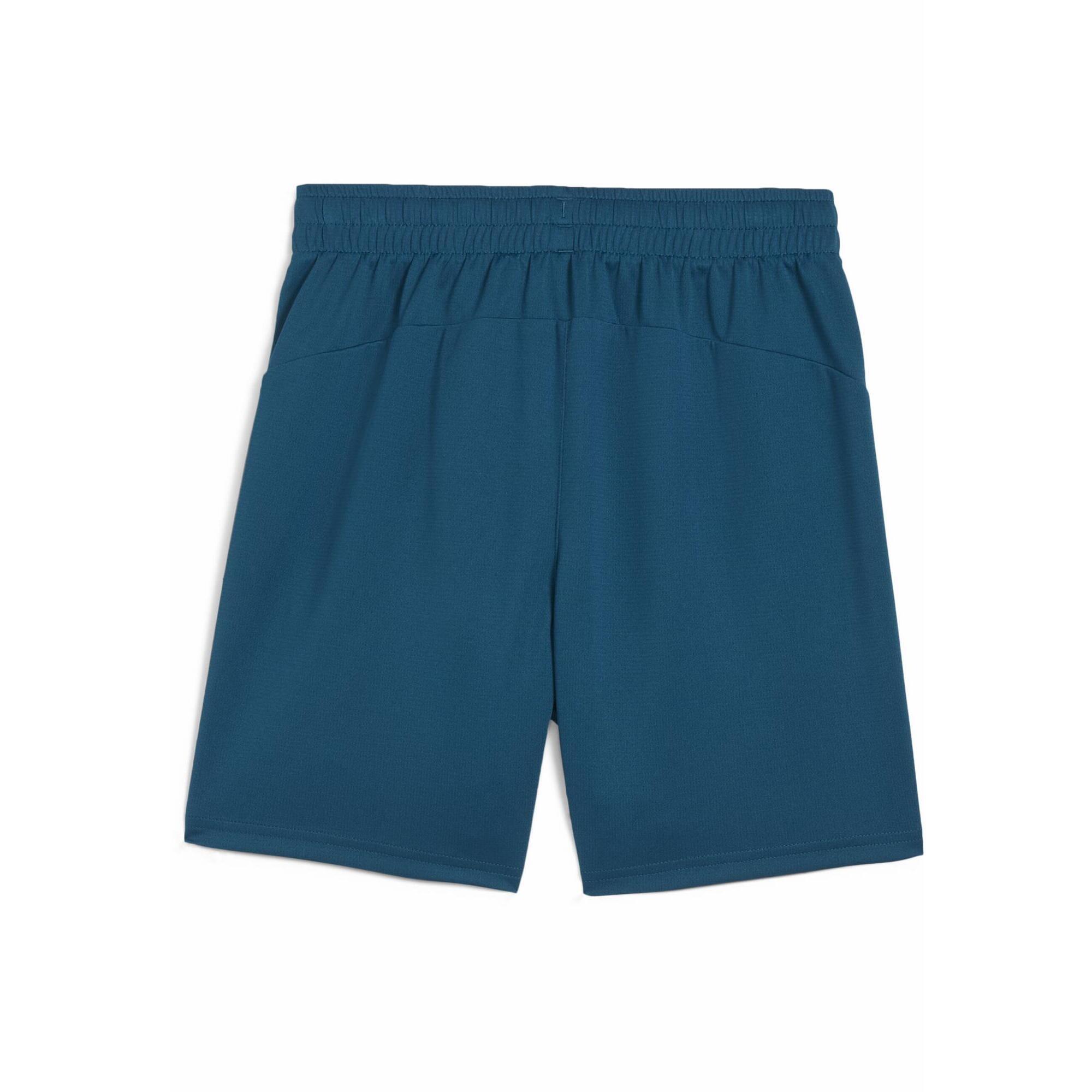 Młodzieżowe szorty treningowe Olympique Marsylia PUMA Ocean Tropic White Blue