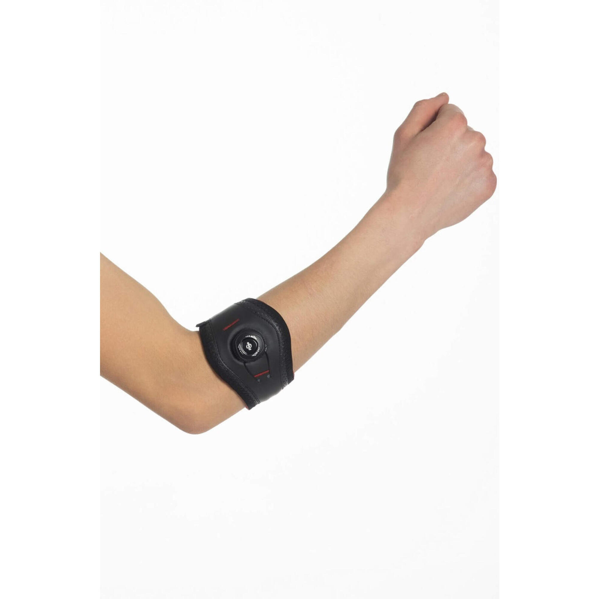 Opaska na łokieć z szybkim zapięciem na łokieć tenisisty golfisty MSupport Red