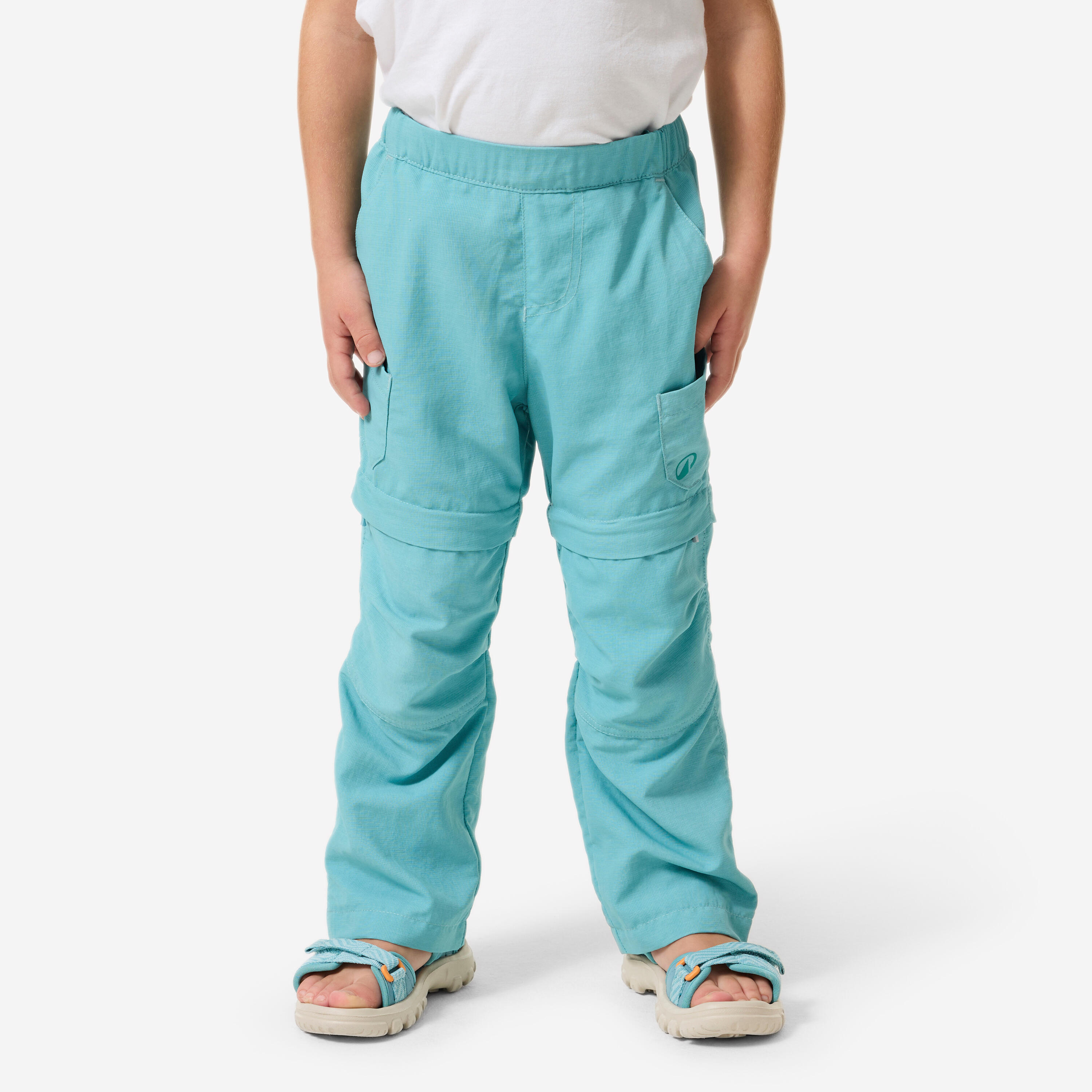 Spodnie turystyczne dla dzieci Quechua MH500 2w1