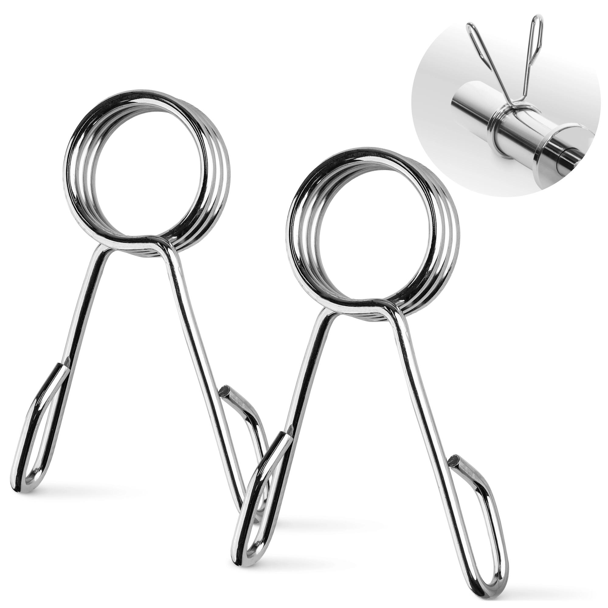 Zaciski sprężynowe na gryf olimpijski 4FIZJO 50 mm 2 szt.