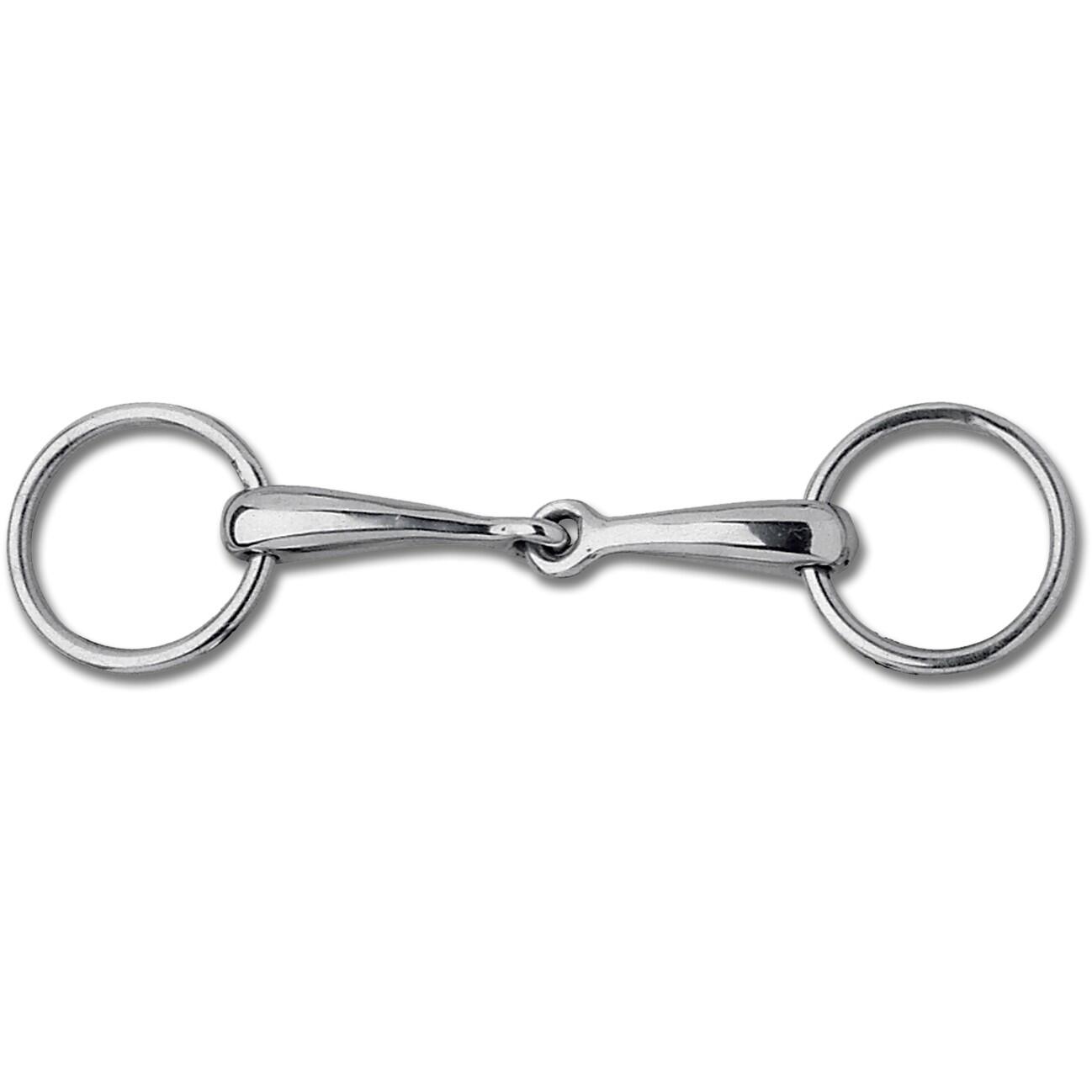 Mordka 2 pierścienie dla pony ze stali nierdzewnej Waldhausen Massif