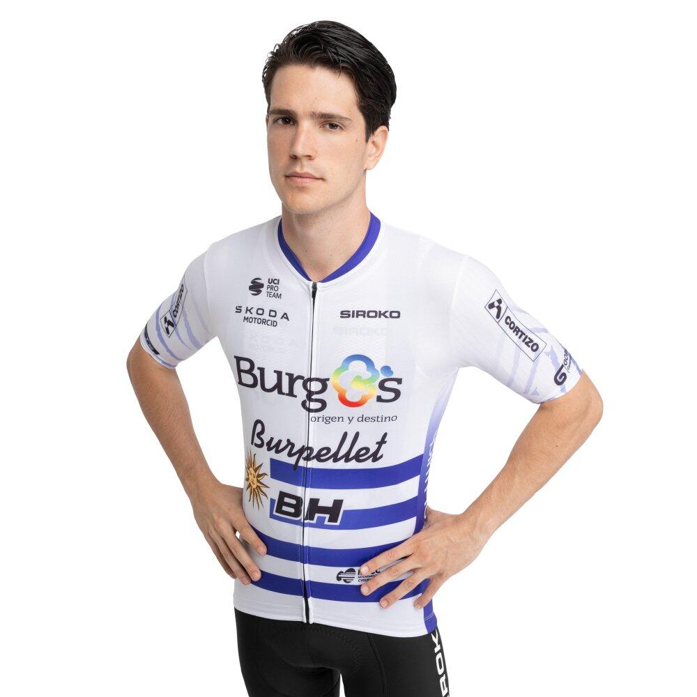 Męska koszulka kolarska z krótkim rękawem Burgos Burpellet BH x Siroko Siroko