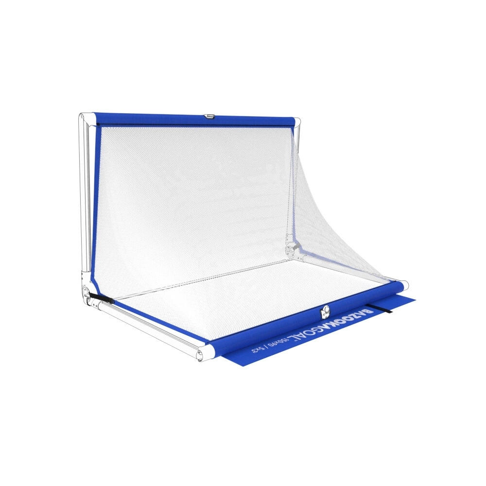 Siatka Do Bramki Bazookagoal 150X90 Cm Niebiesko-Biała