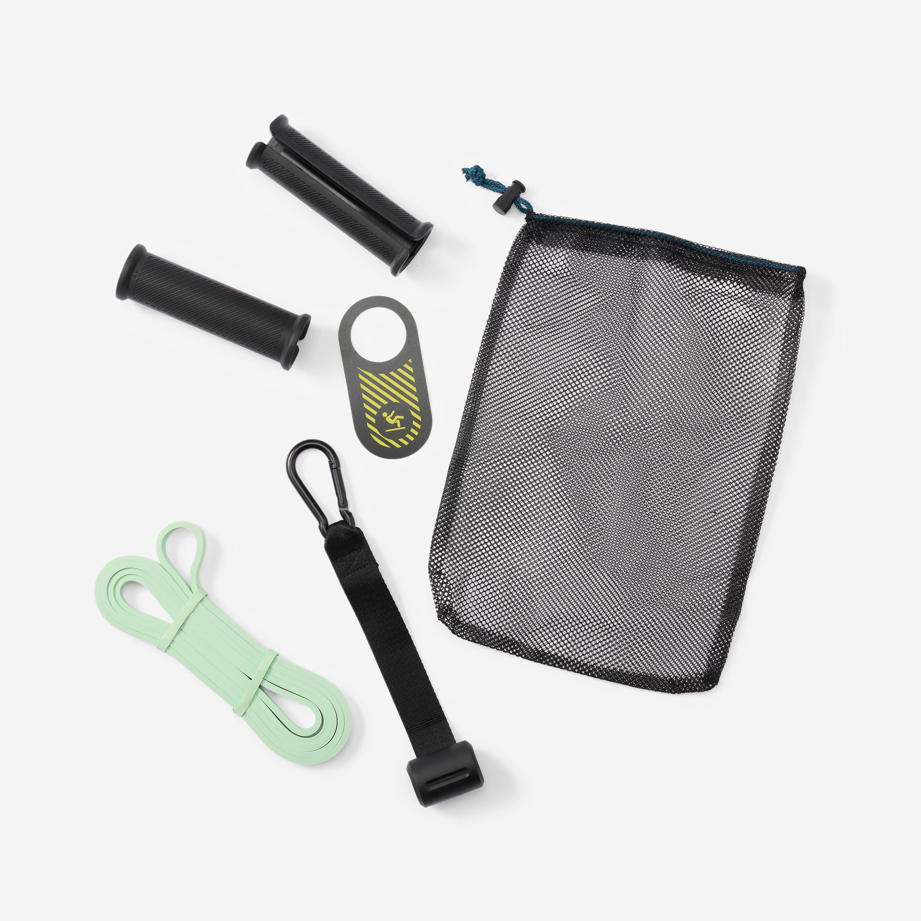 Zestaw z gumą oporową do treningu siłowego Domyos