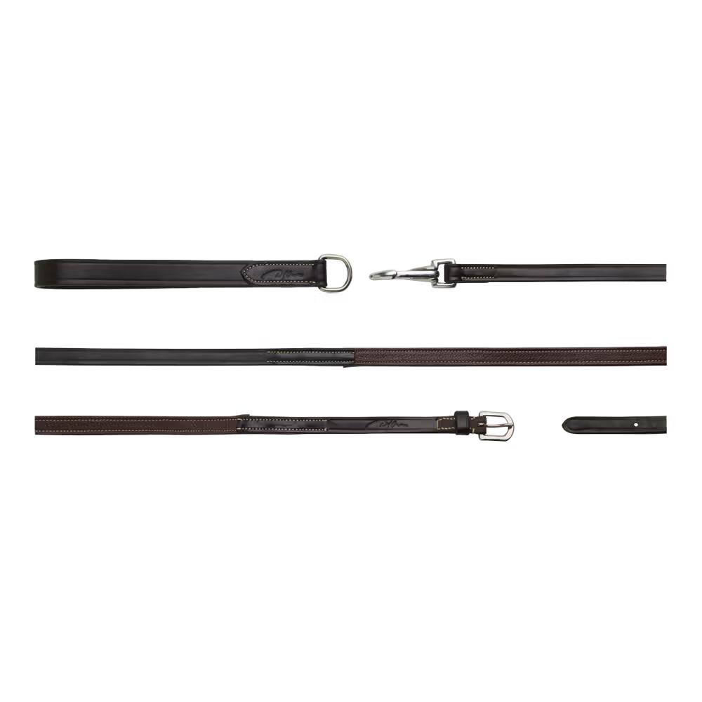 Dy'on Hunter Sloft Teugel 1/2 Bruin -