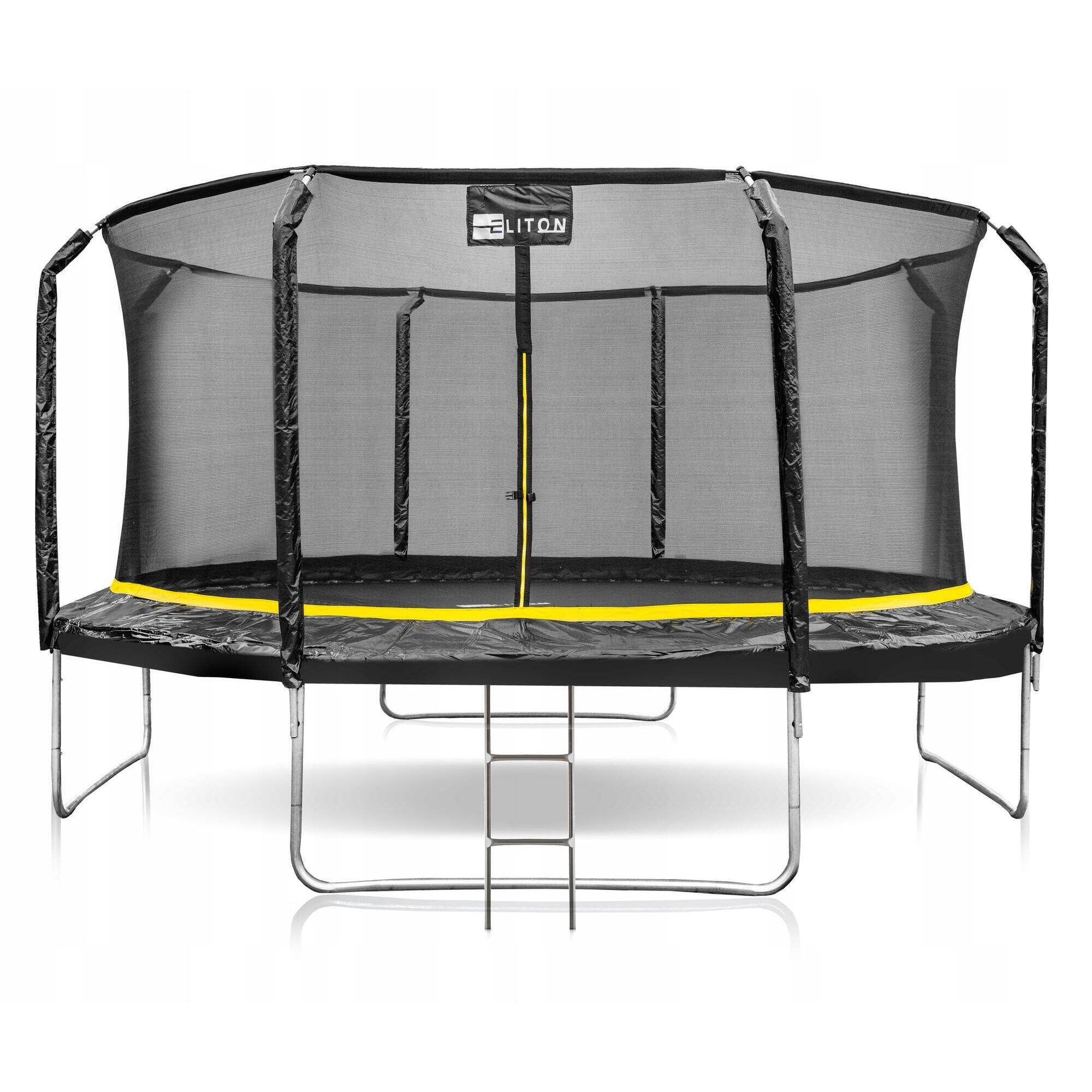 Trampolina Ogrodowa wewnętrzna z drabinką Premium 435cm 14FT Eliton Corciano