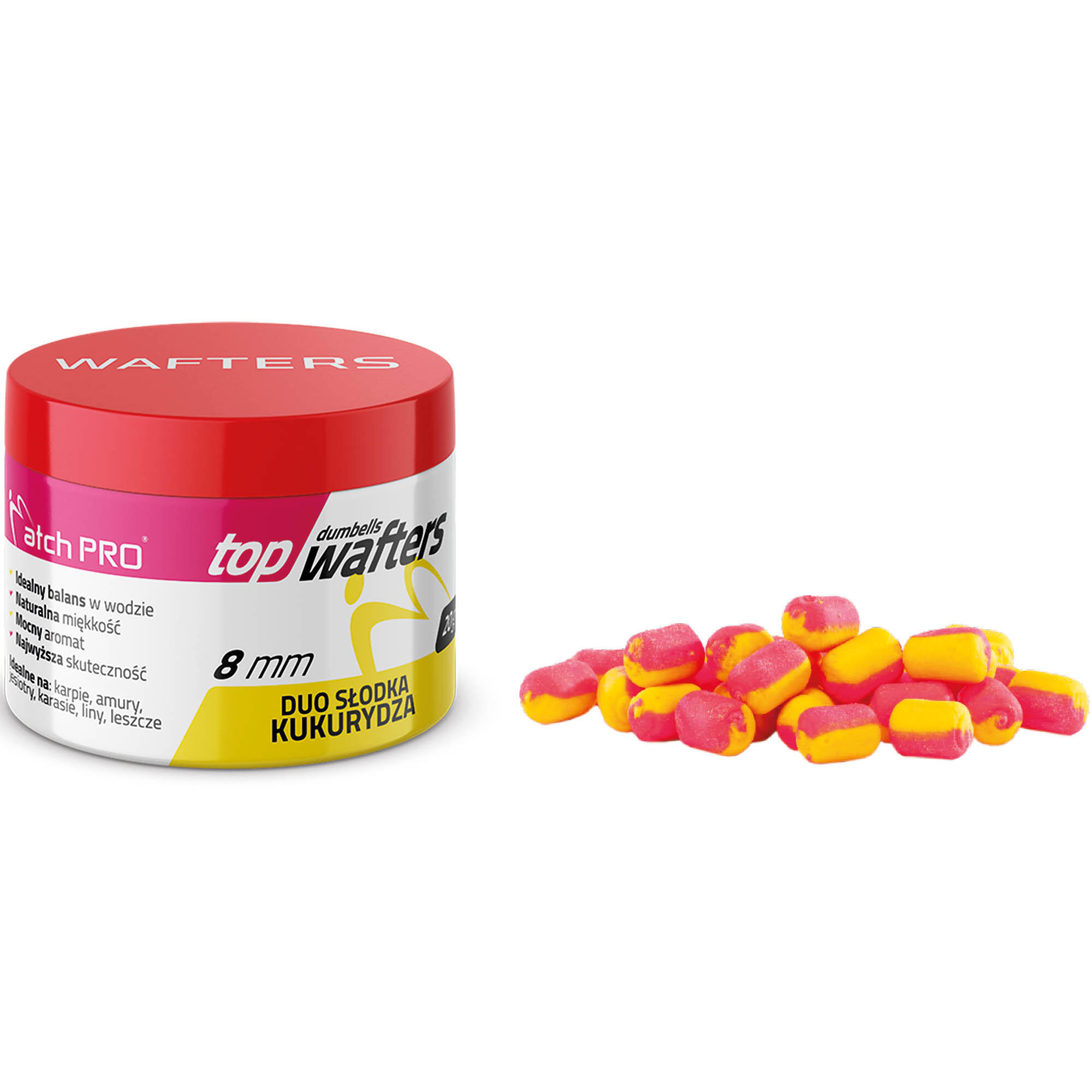 Przynęta Wafters Matchpro Top Dumbells Duo Sweetcorn 8Mm 20G