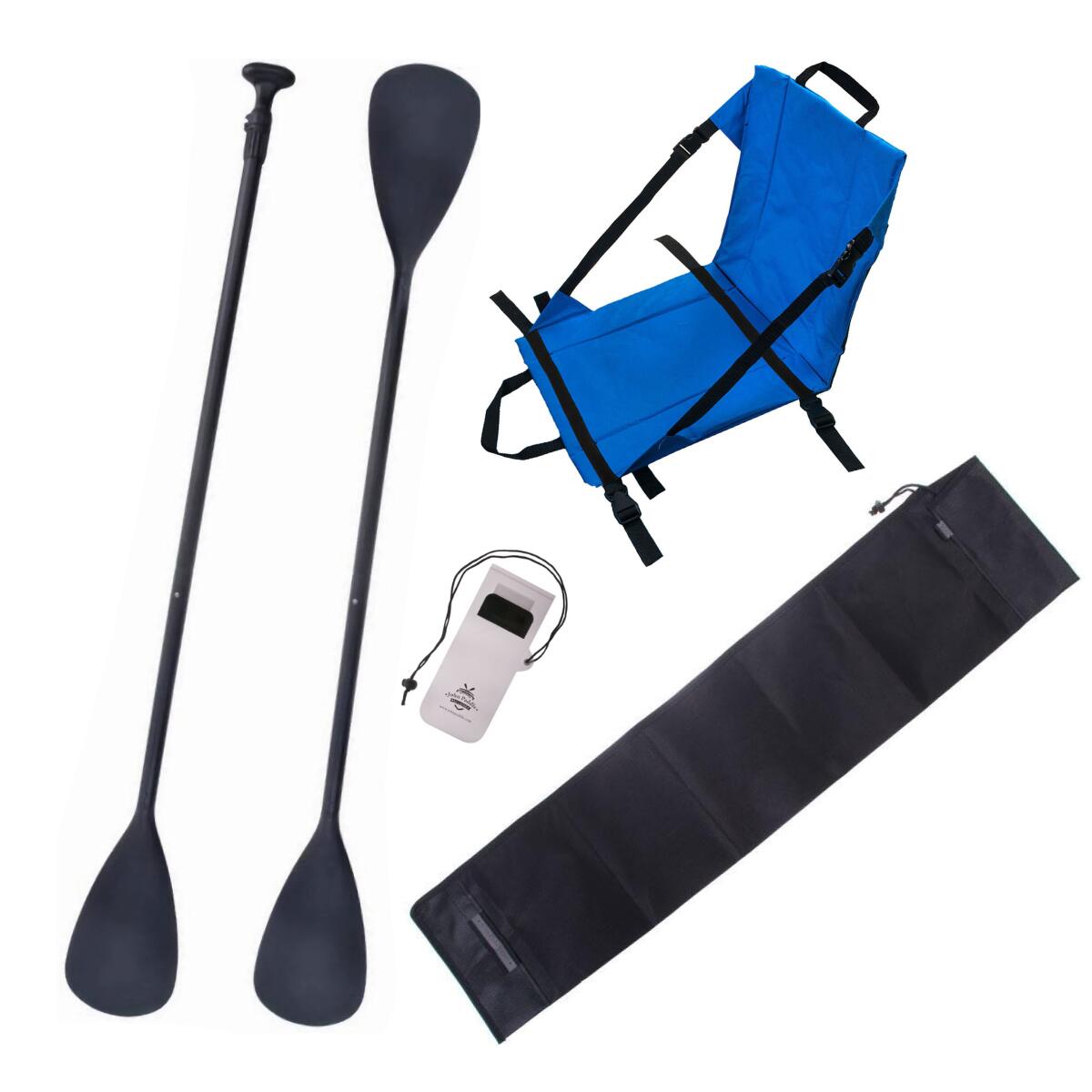 Zestaw Wiosło John Paddle V2 170-210/225cm + Siedzisko + pokrowiec + etui