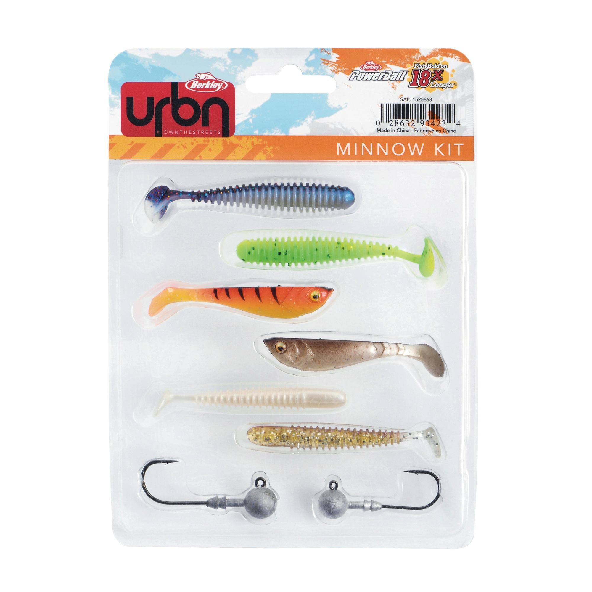 BERKLEY URBN PowerBait – Zestaw Przynęt Minnow Kit