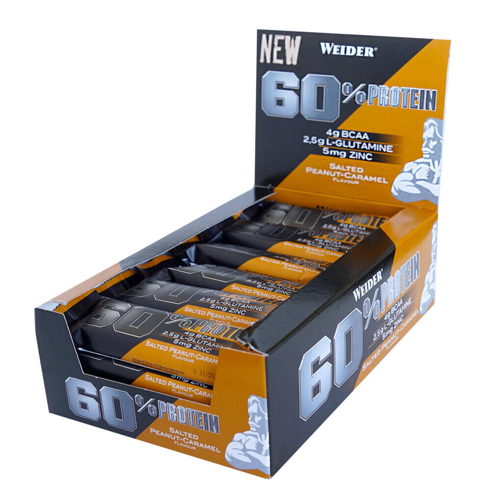 60 Protein Bar 45g x 24 Salted Peanut-Caramel
