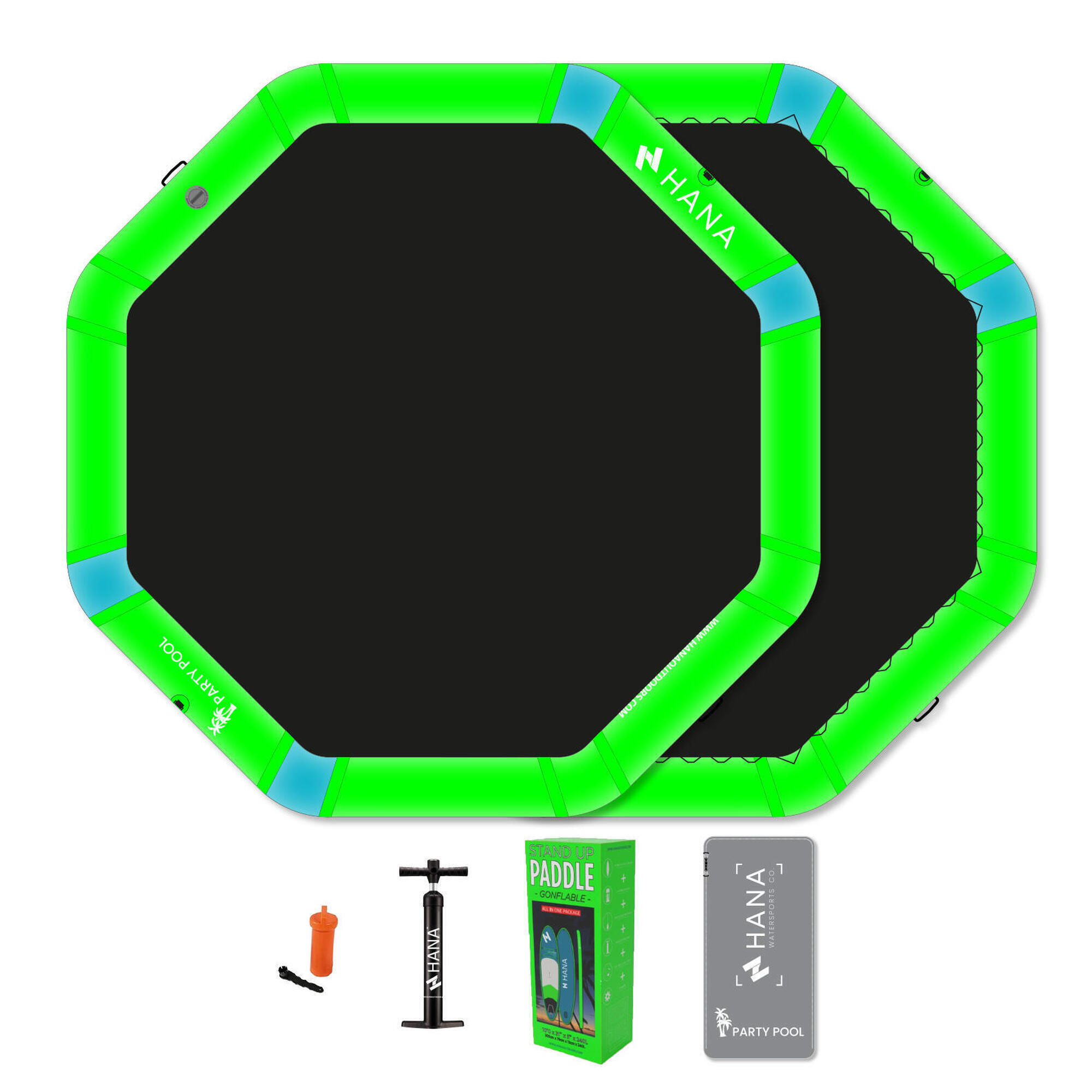 HANA Party Pool Zielona i Niebieska
