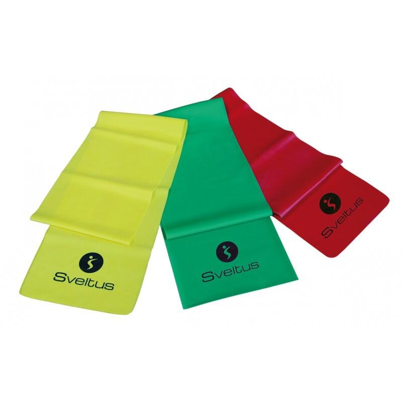 Guma oporowa Sveltus 1,2 m, średni opór, kolor zielony