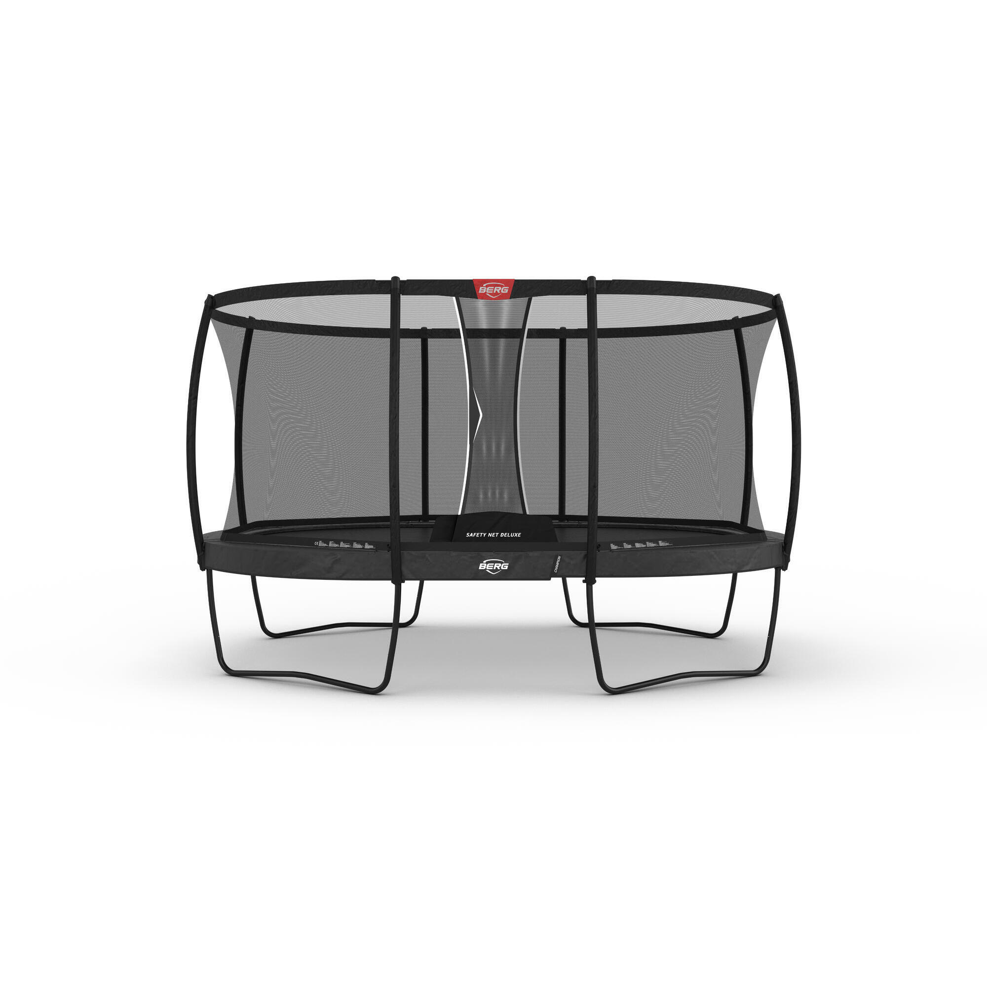 Trampolina BERG Champion + Siatka zab. Regular Owalna 470x310 Antr. sz.