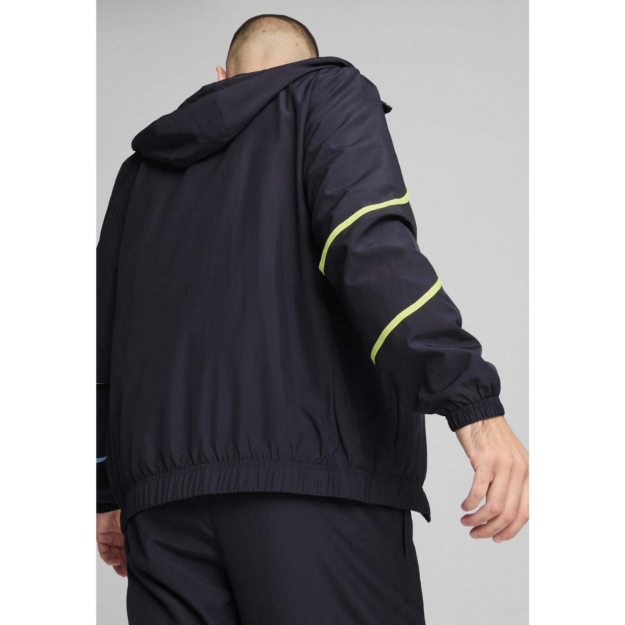 Męska kurtka przedmeczowa z tkaniny Manchester City PUMA