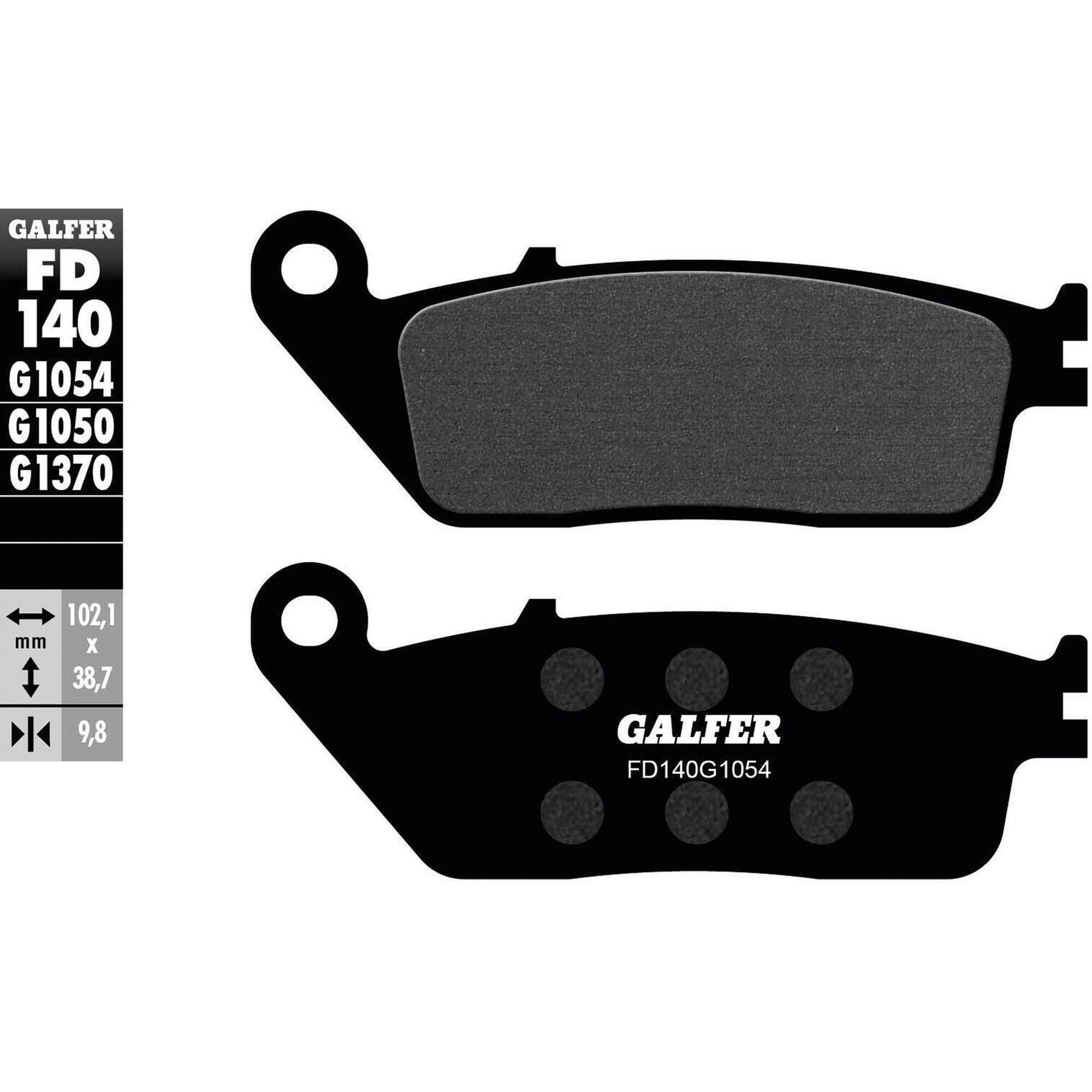 Klocki hamulcowe Galfer FD140 G1054 Organiczne