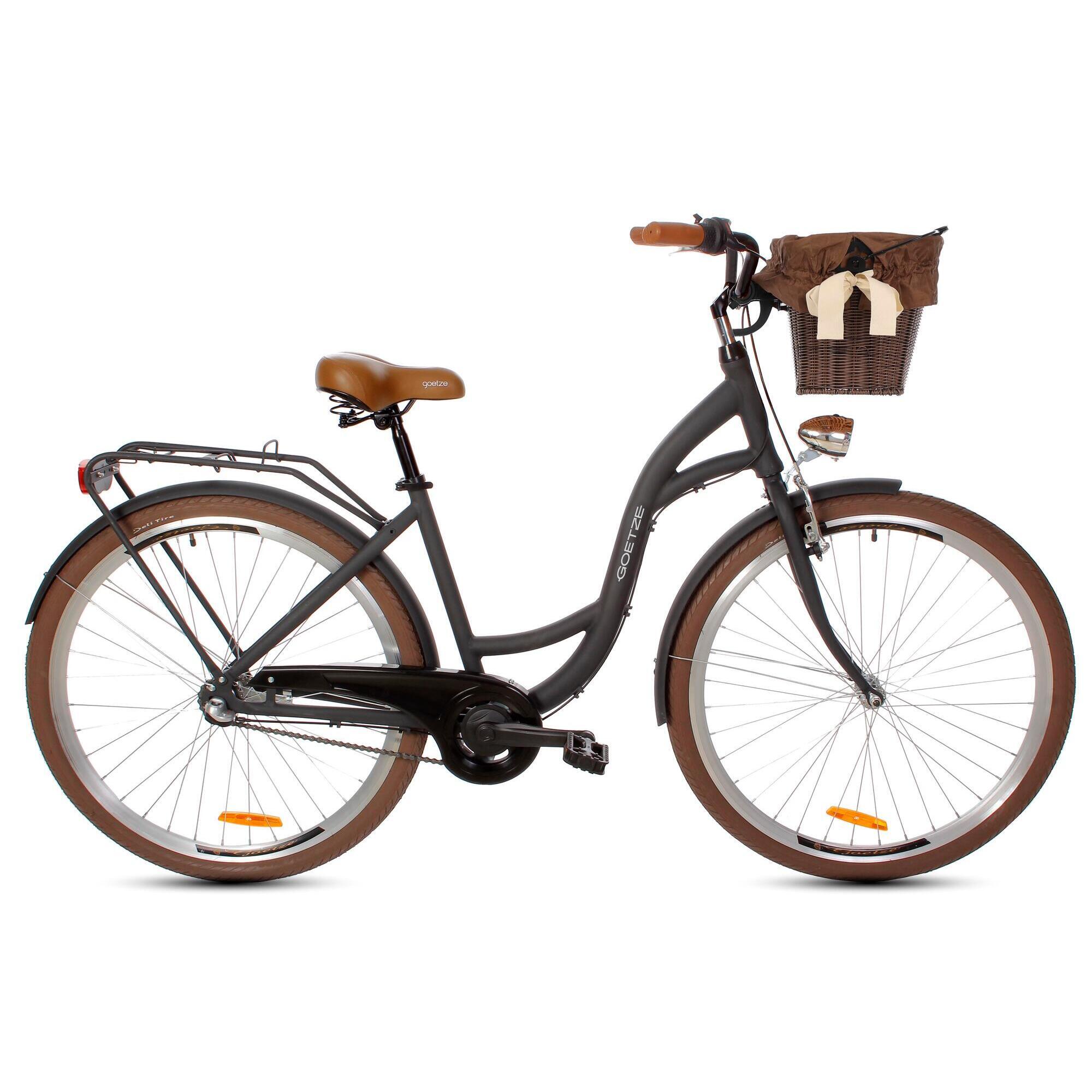 Rower miejski damski GOETZE Style 28" Alu 3B kosz