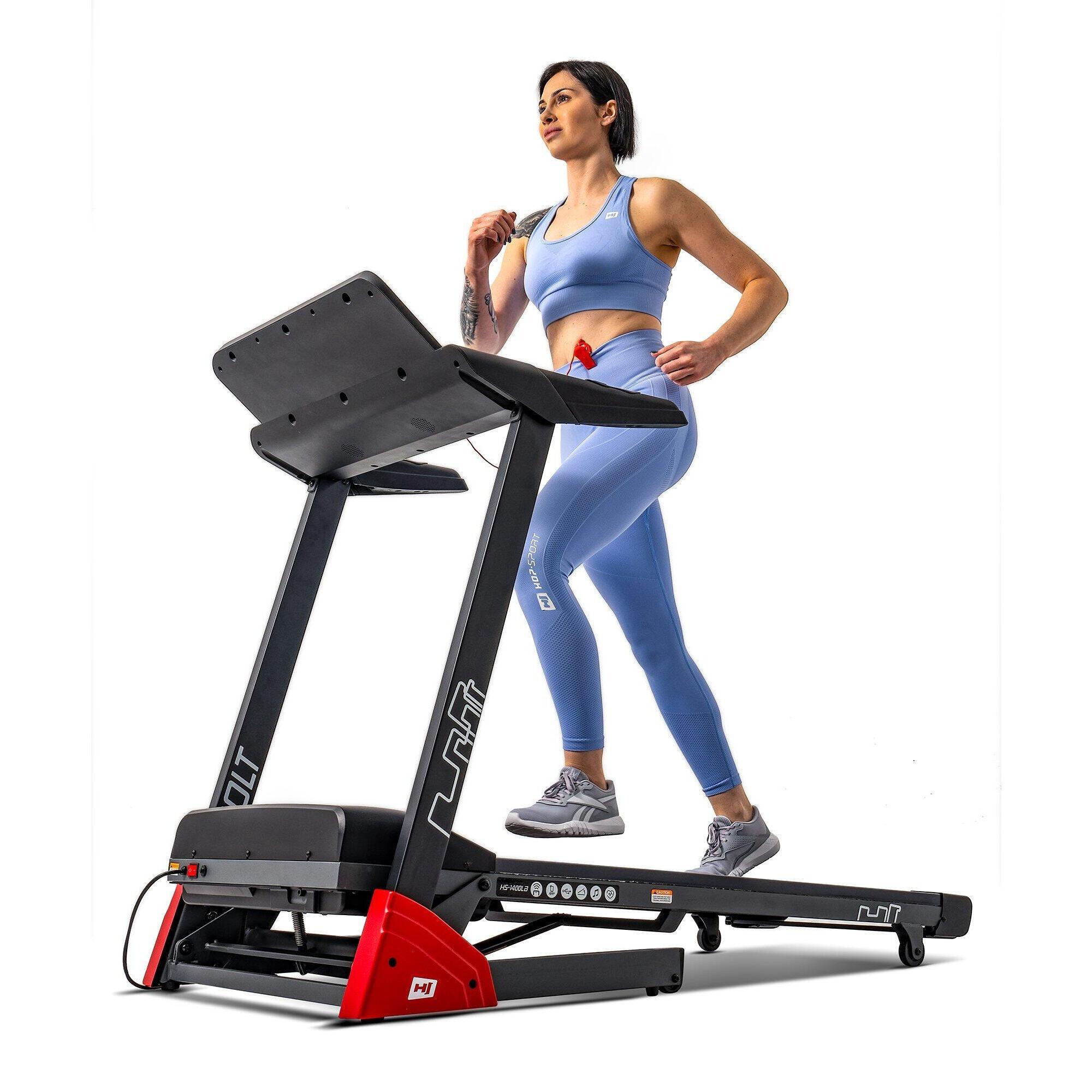 Bieżnia treningowa elektryczna do biegania Hop-Sport Bolt