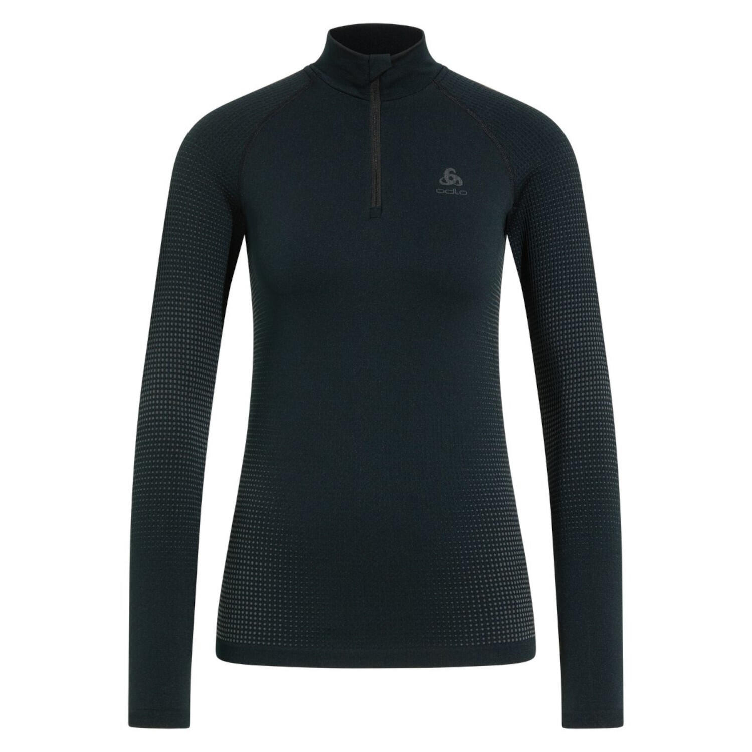 Koszulka termoaktywna damska ODLO Performance Warm half-zip turtelneck top
