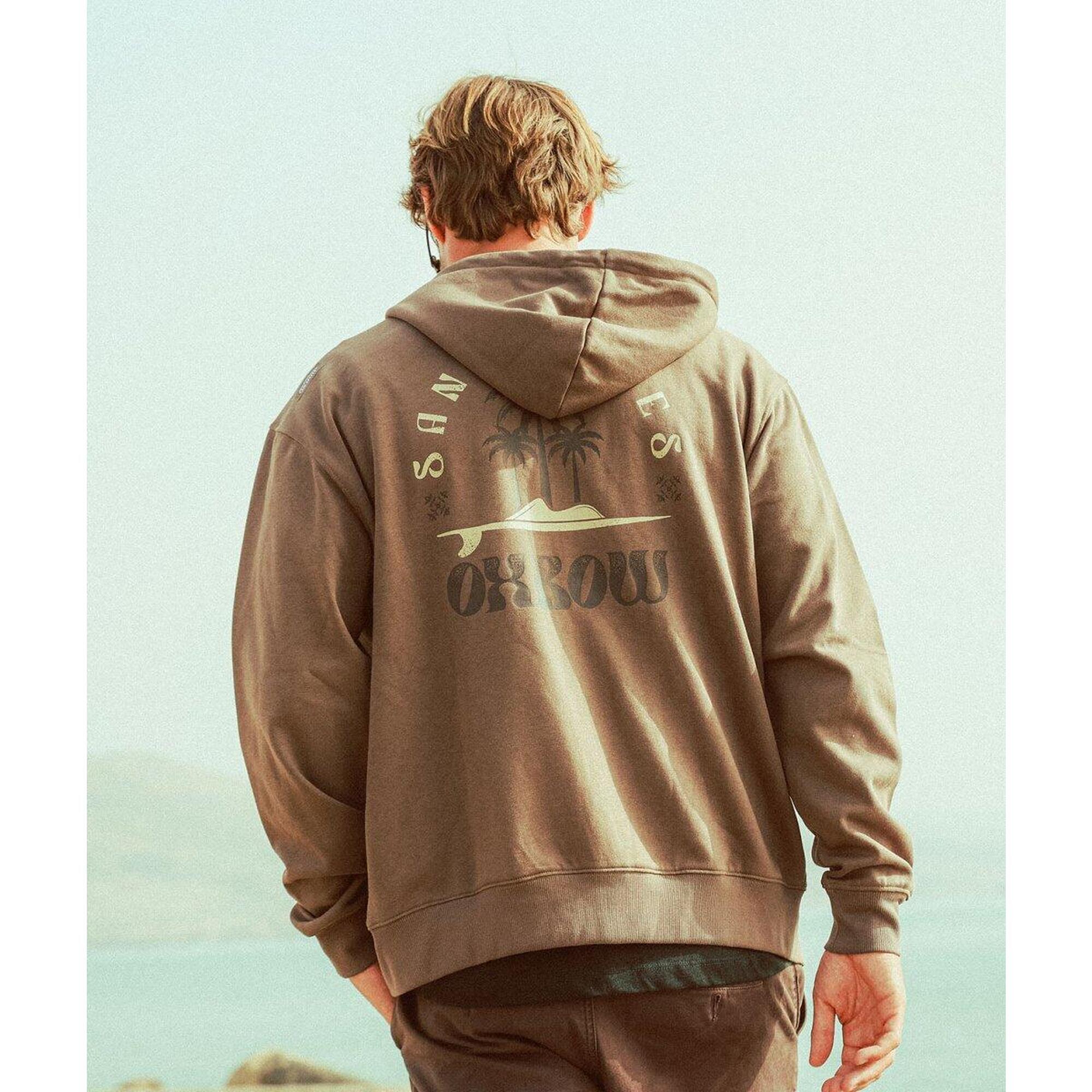 Bluza Oxbow Sandwaves Zip Pebble