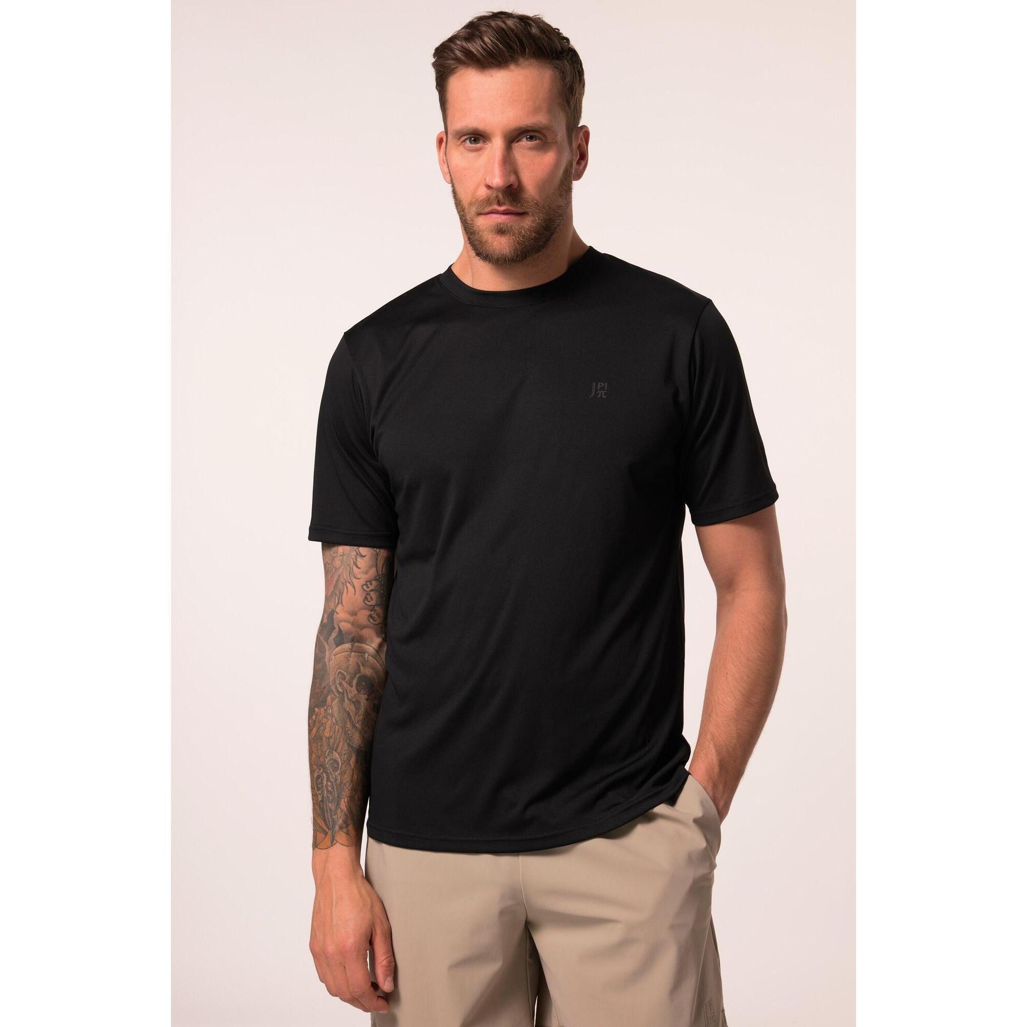 Męski T-shirt FLEXNAMIC® fitness rękaw 1/2 QuickDry nadruk z tyłu