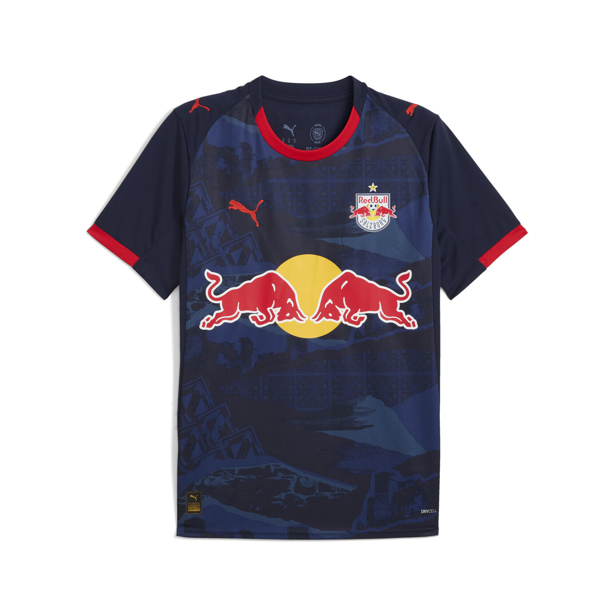 Męska koszulka wyjazdowa FC Red Bull Salzburg 25/26 PUMA New Navy Red Blue