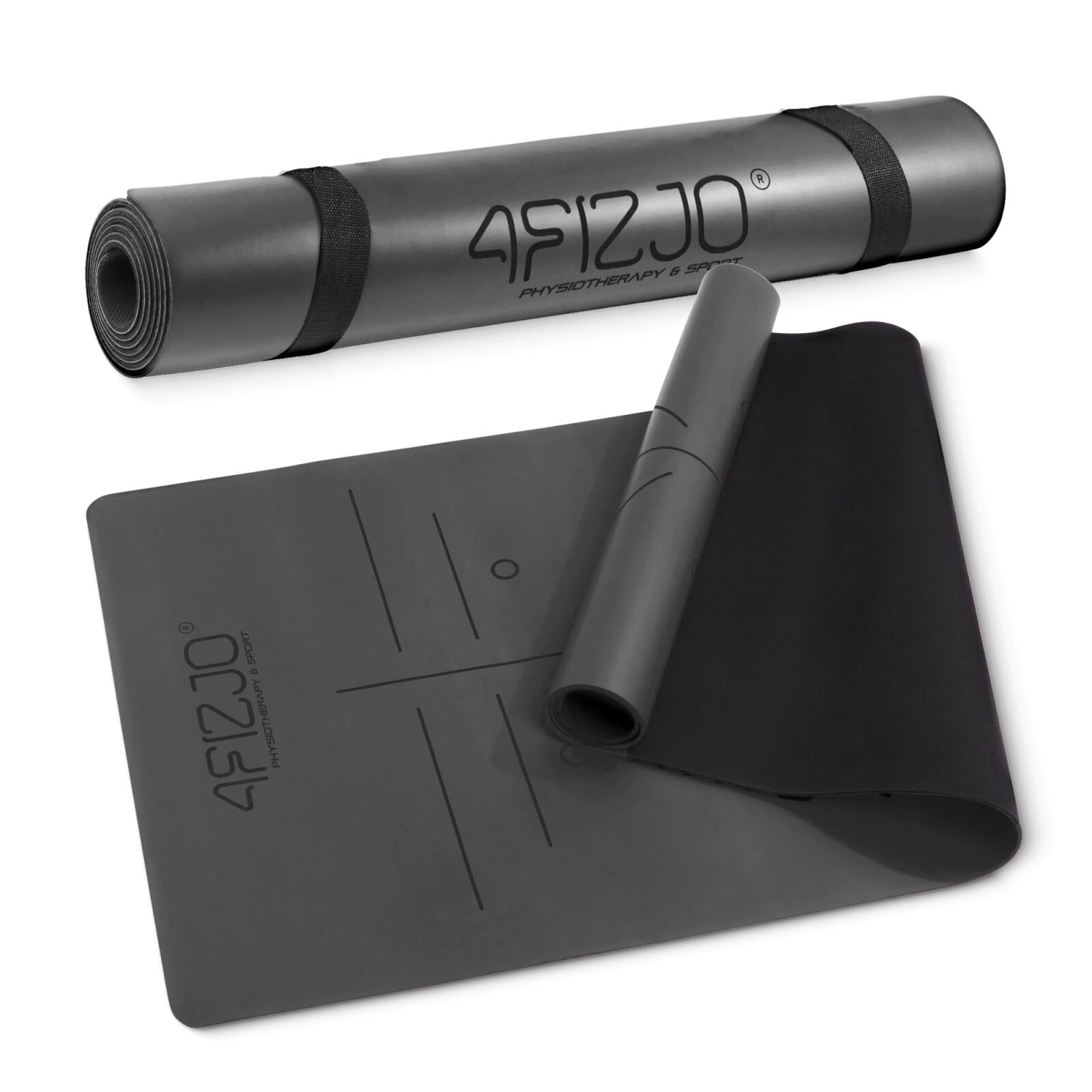 Mata do ćwiczeń antypoślizgowa 4FIZJO PU 4 mm