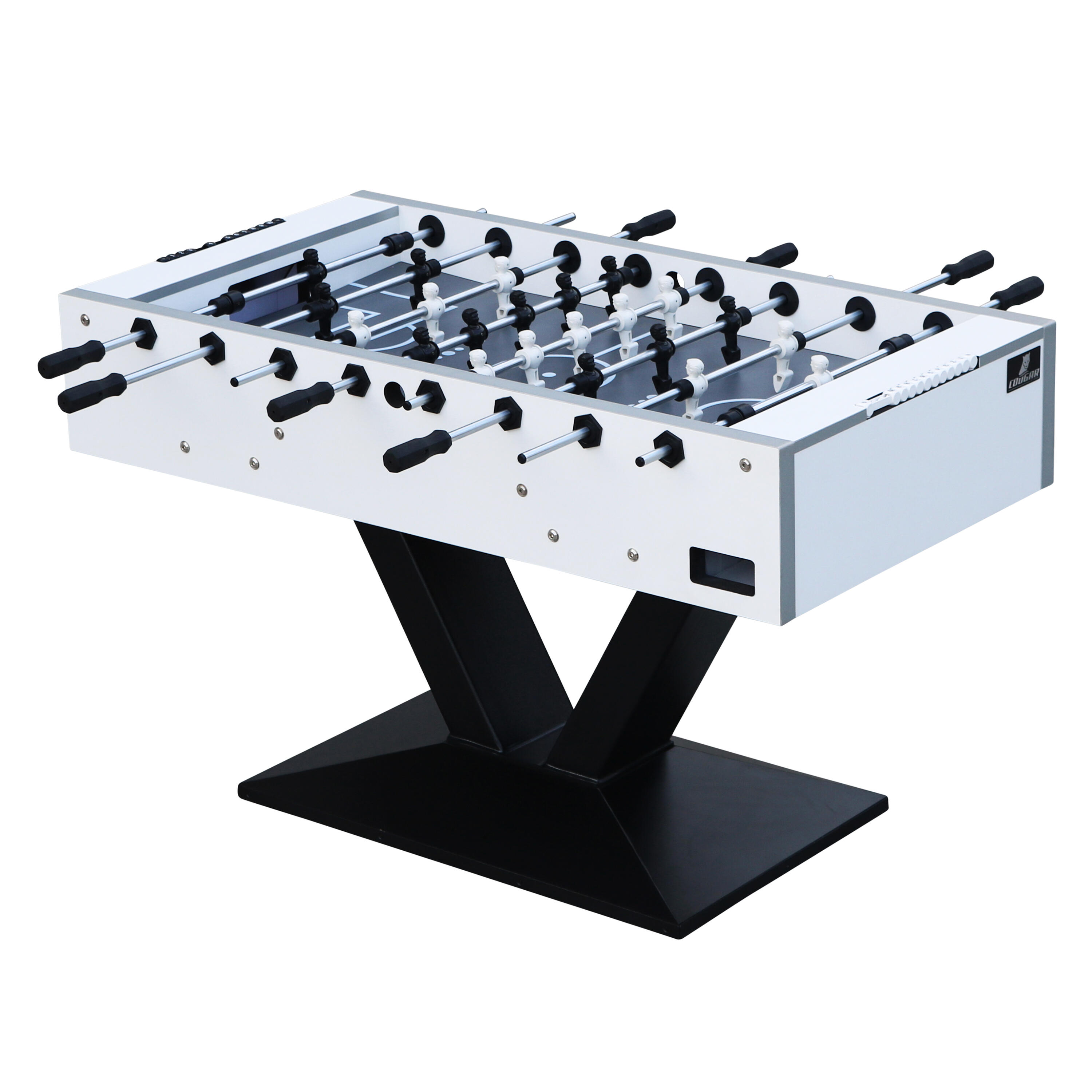 Premium Pro Bialy Stol do pilkarzykow, 4 pileczki i licznik punktow