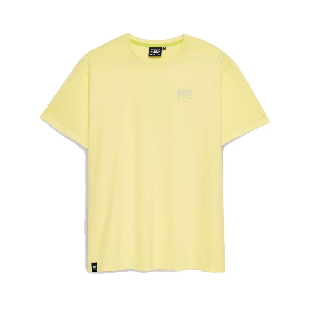Koszulki Munich Model Regular T-shirt Heritage Kolor żółty