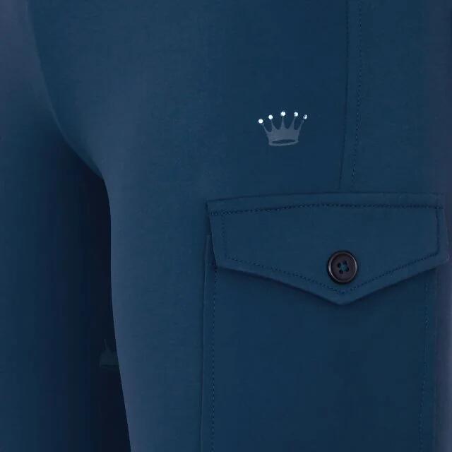 Legginsy jeździeckie damskie EQUESTRIAN QUEEN Greenwich 24SS z pełnym lejem